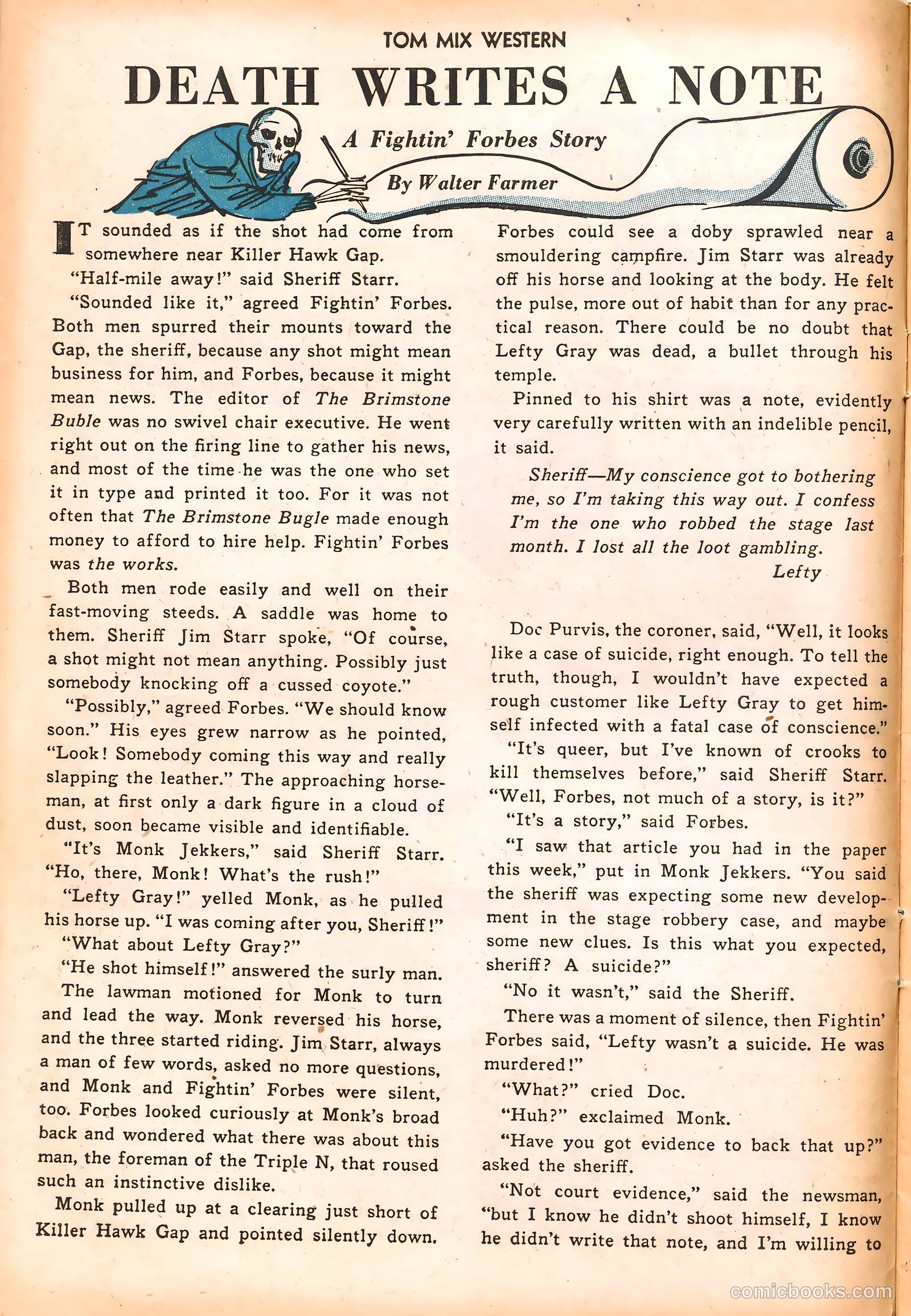 Tom Mix Western #34 — page 10 of 36