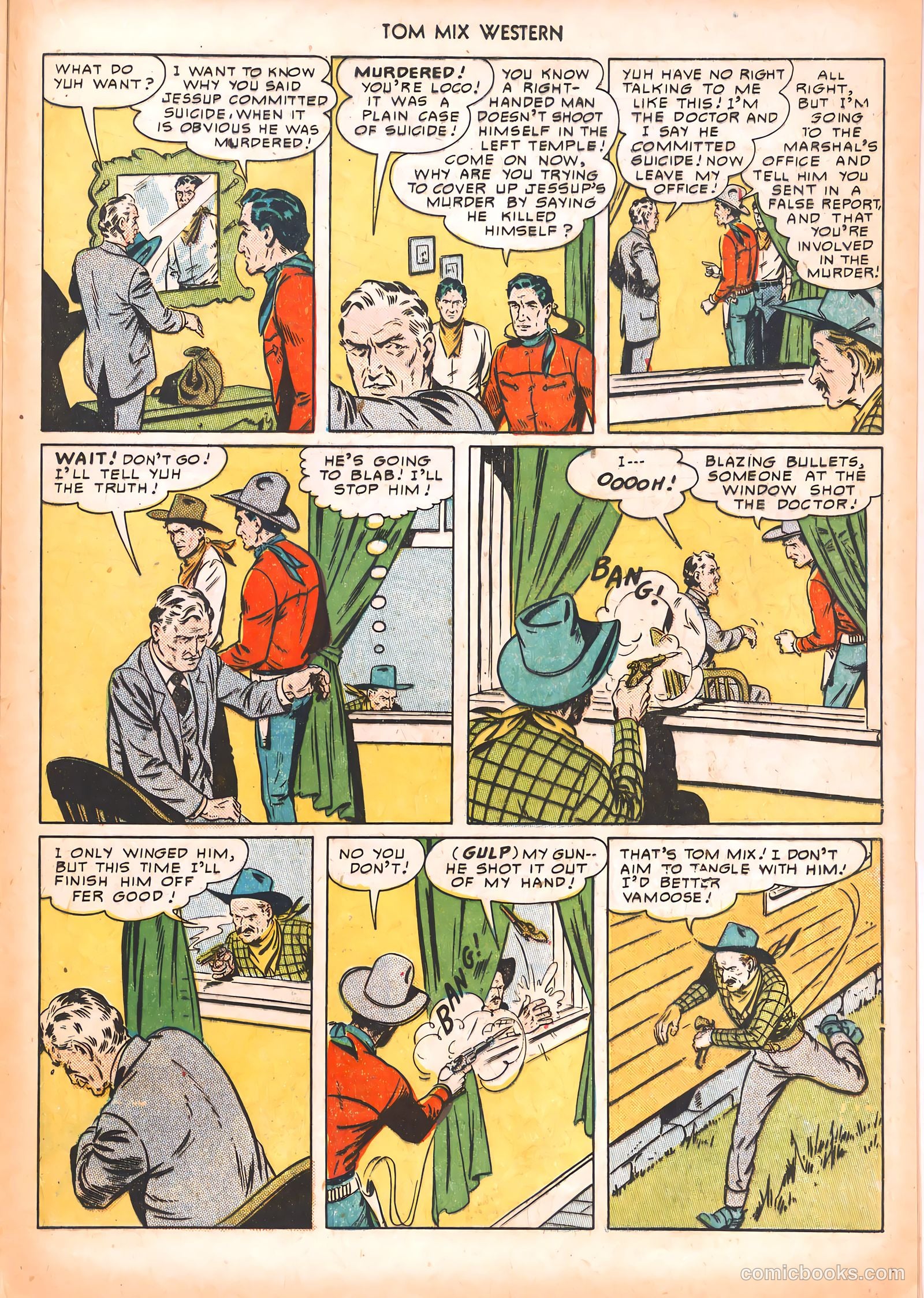 Tom Mix Western #34 — page 21 of 36