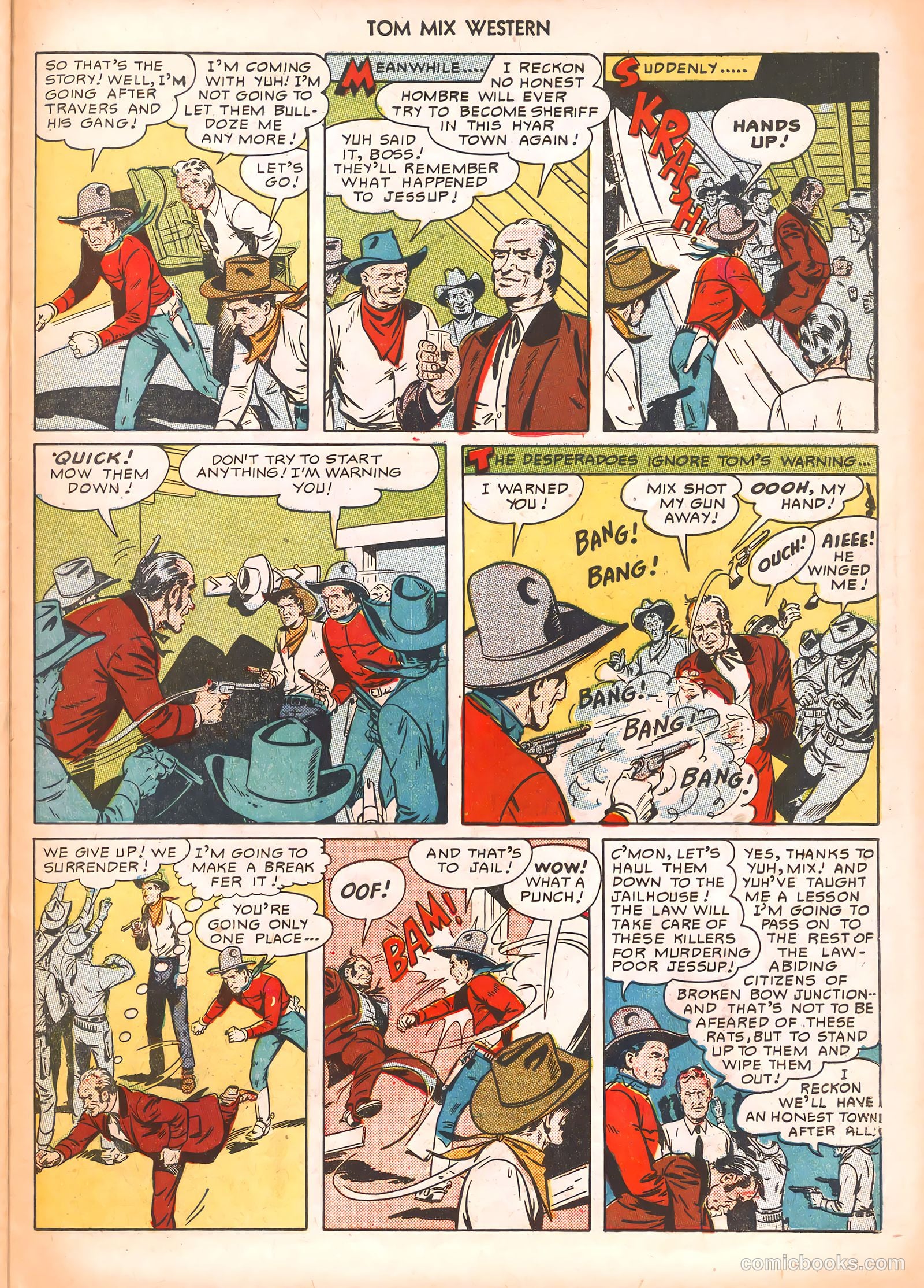 Tom Mix Western #34 — page 23 of 36