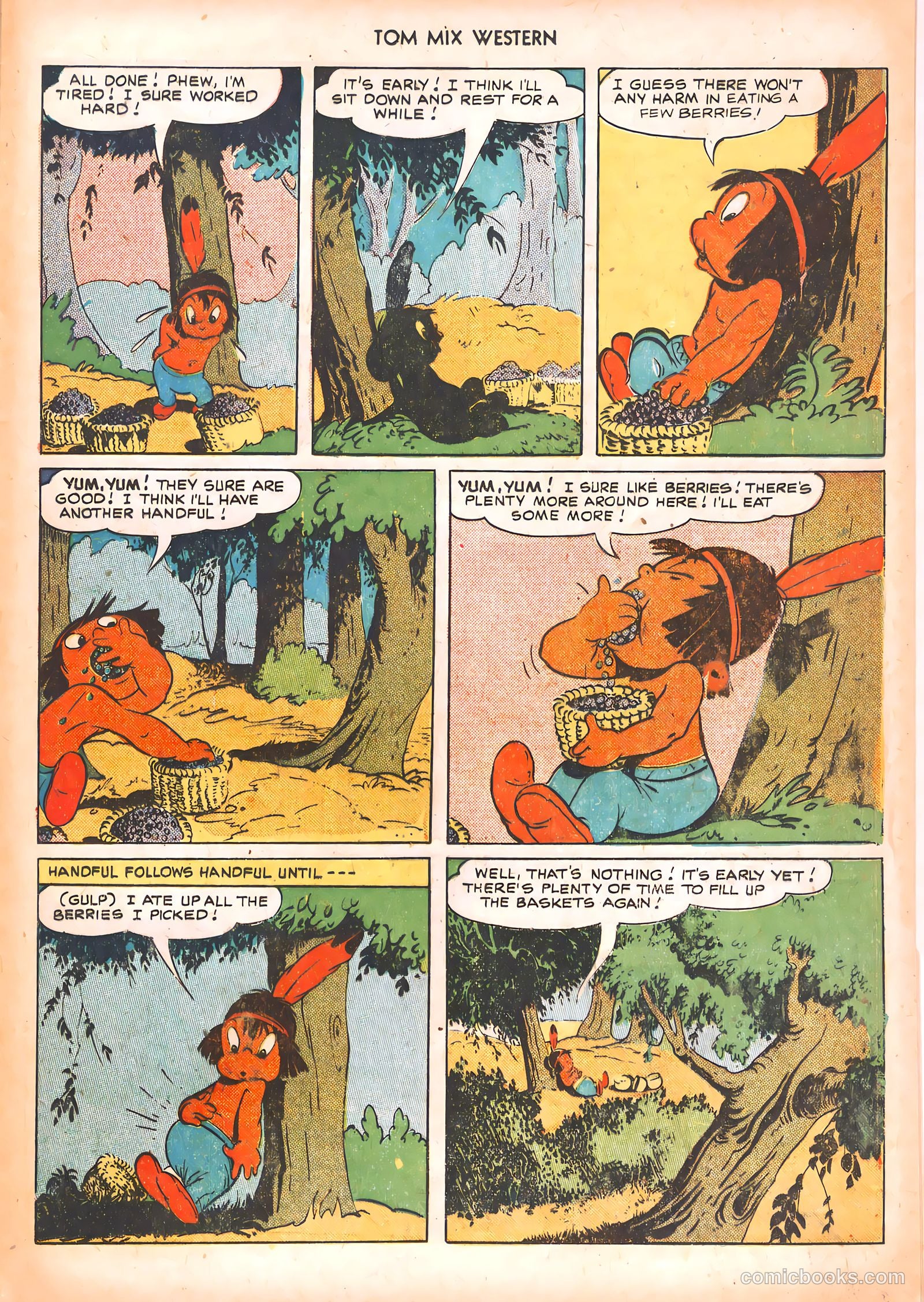 Tom Mix Western #34 — page 25 of 36
