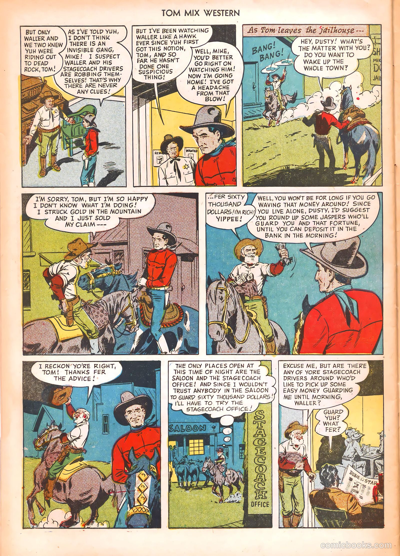 Tom Mix Western #34 — page 30 of 36