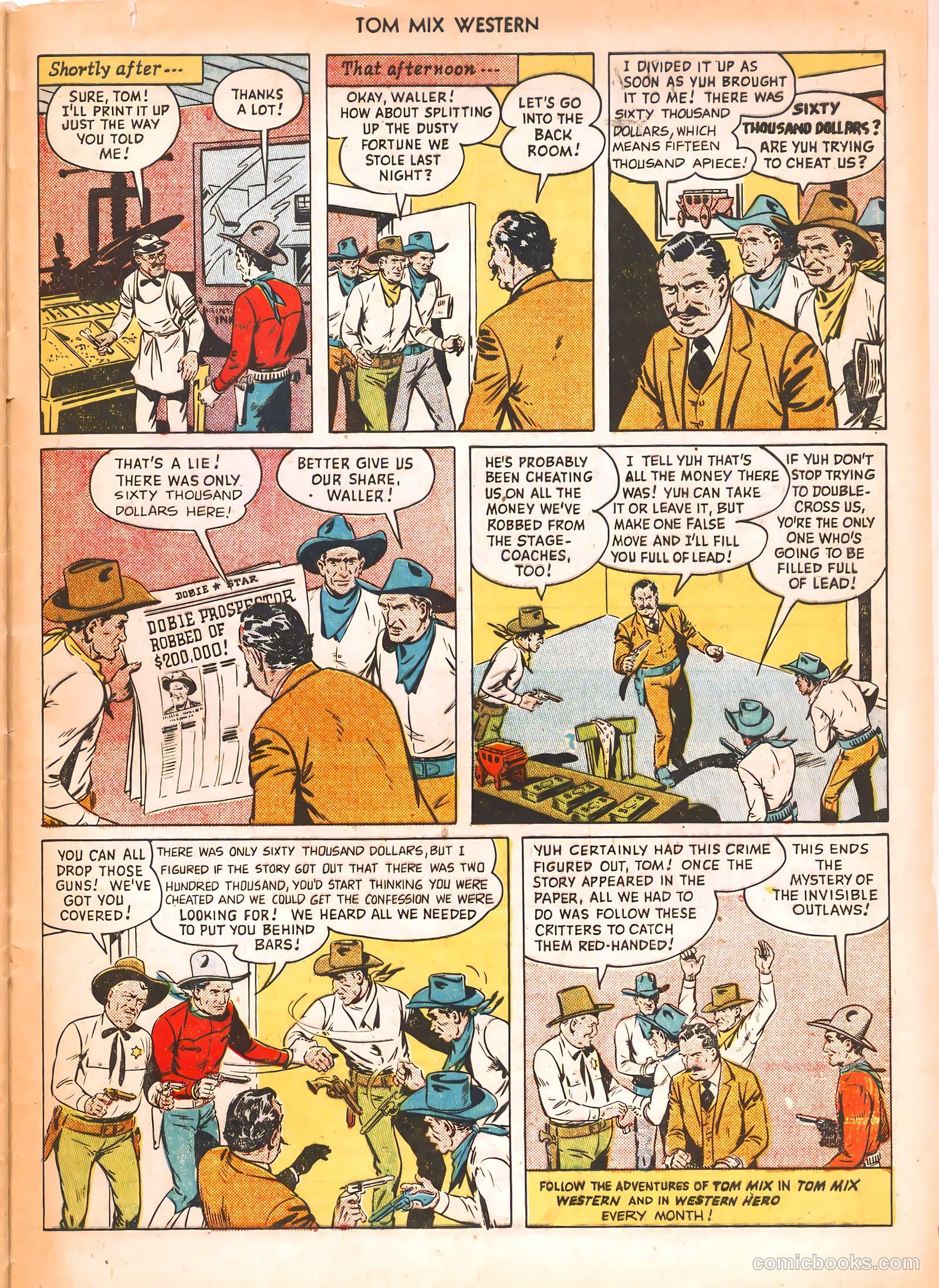 Tom Mix Western #34 — page 33 of 36