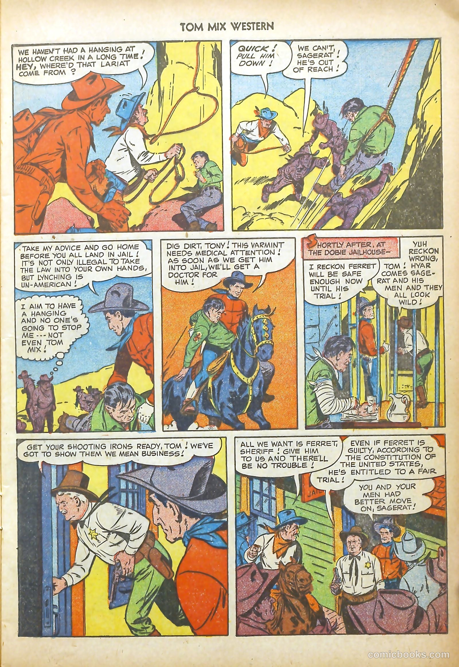 Tom Mix Western #35 — page 17 of 52