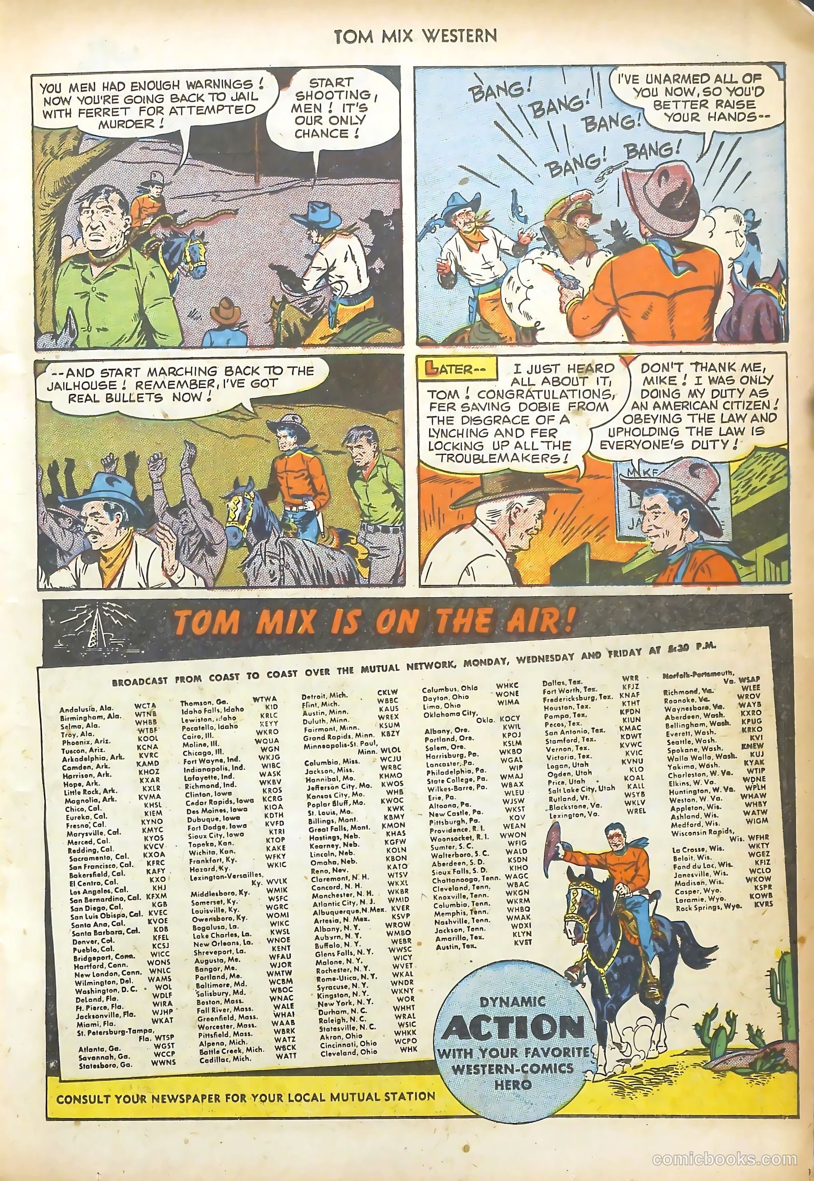 Tom Mix Western #35 — page 23 of 52