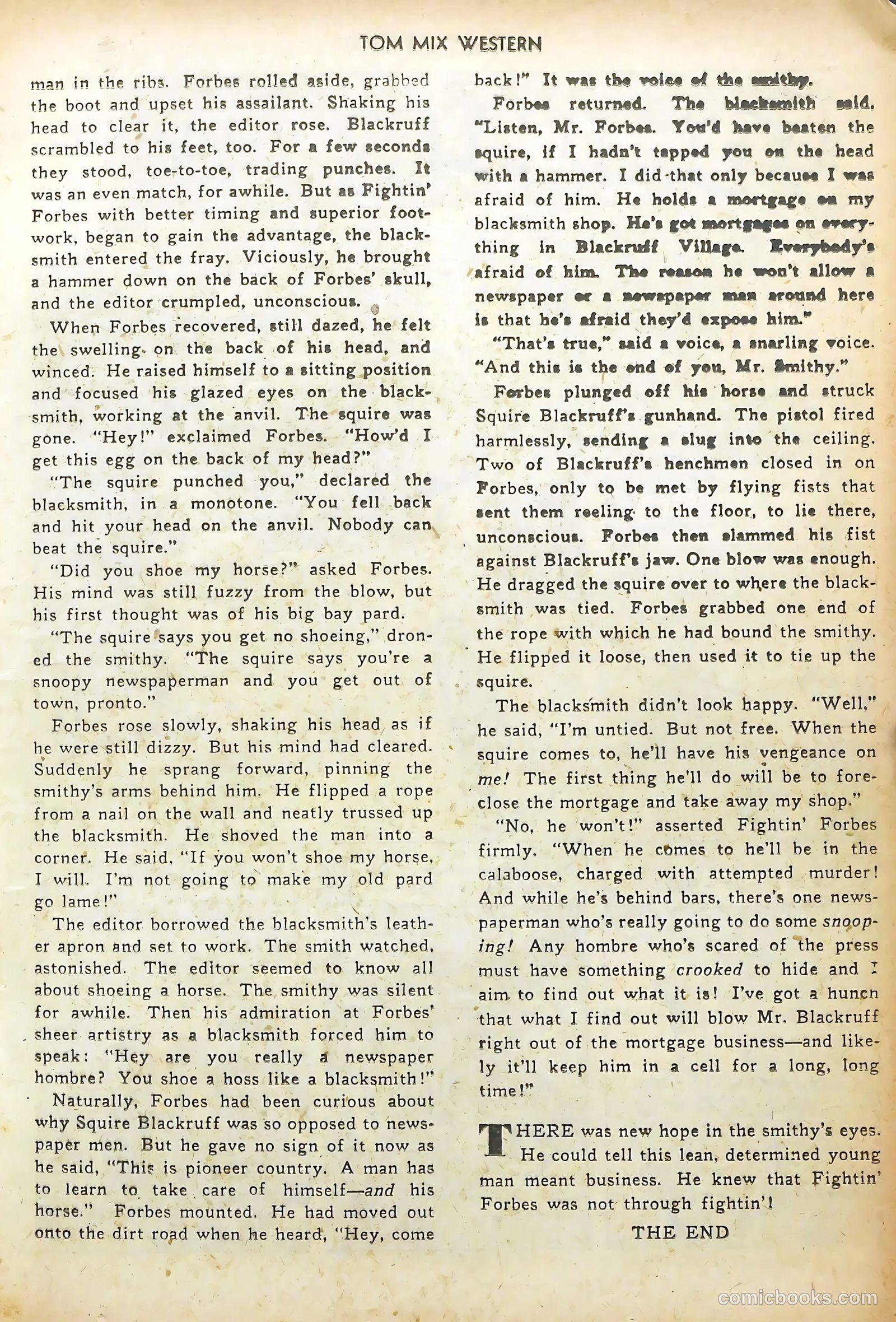 Tom Mix Western #35 — page 25 of 52