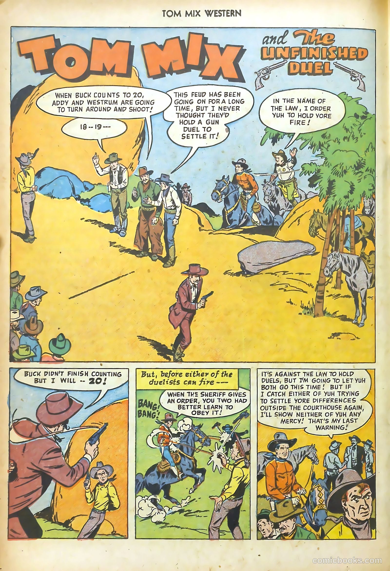 Tom Mix Western #35 — page 26 of 52