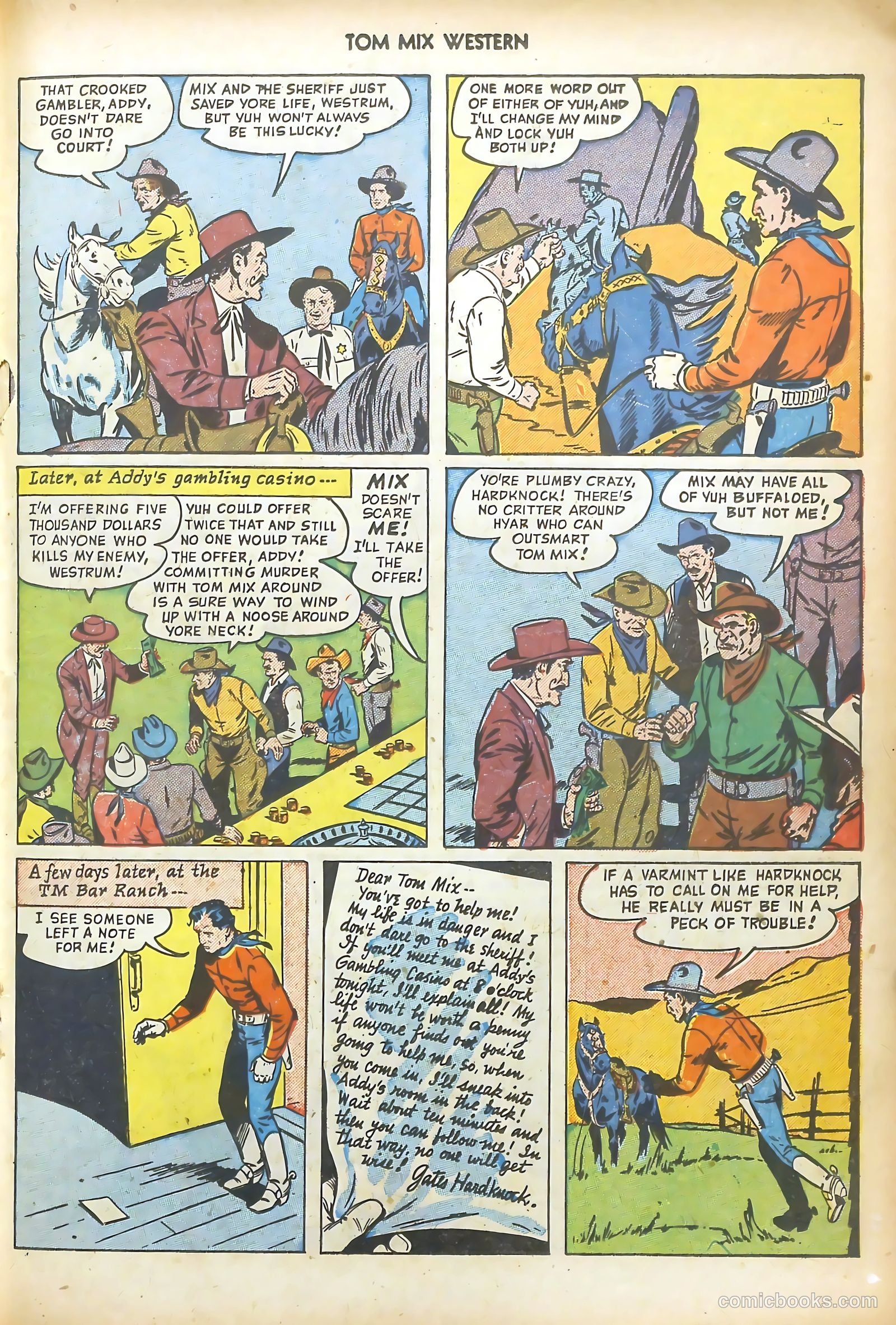 Tom Mix Western #35 — page 27 of 52