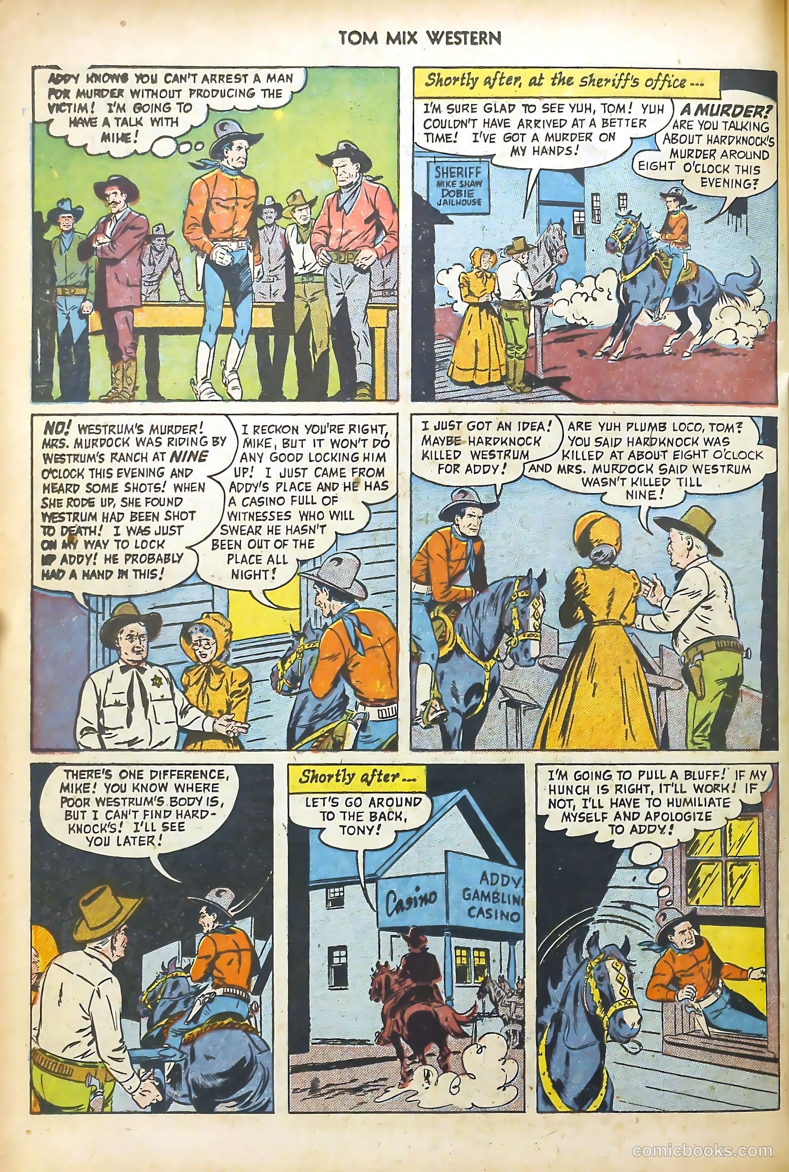 Tom Mix Western #35 — page 30 of 52