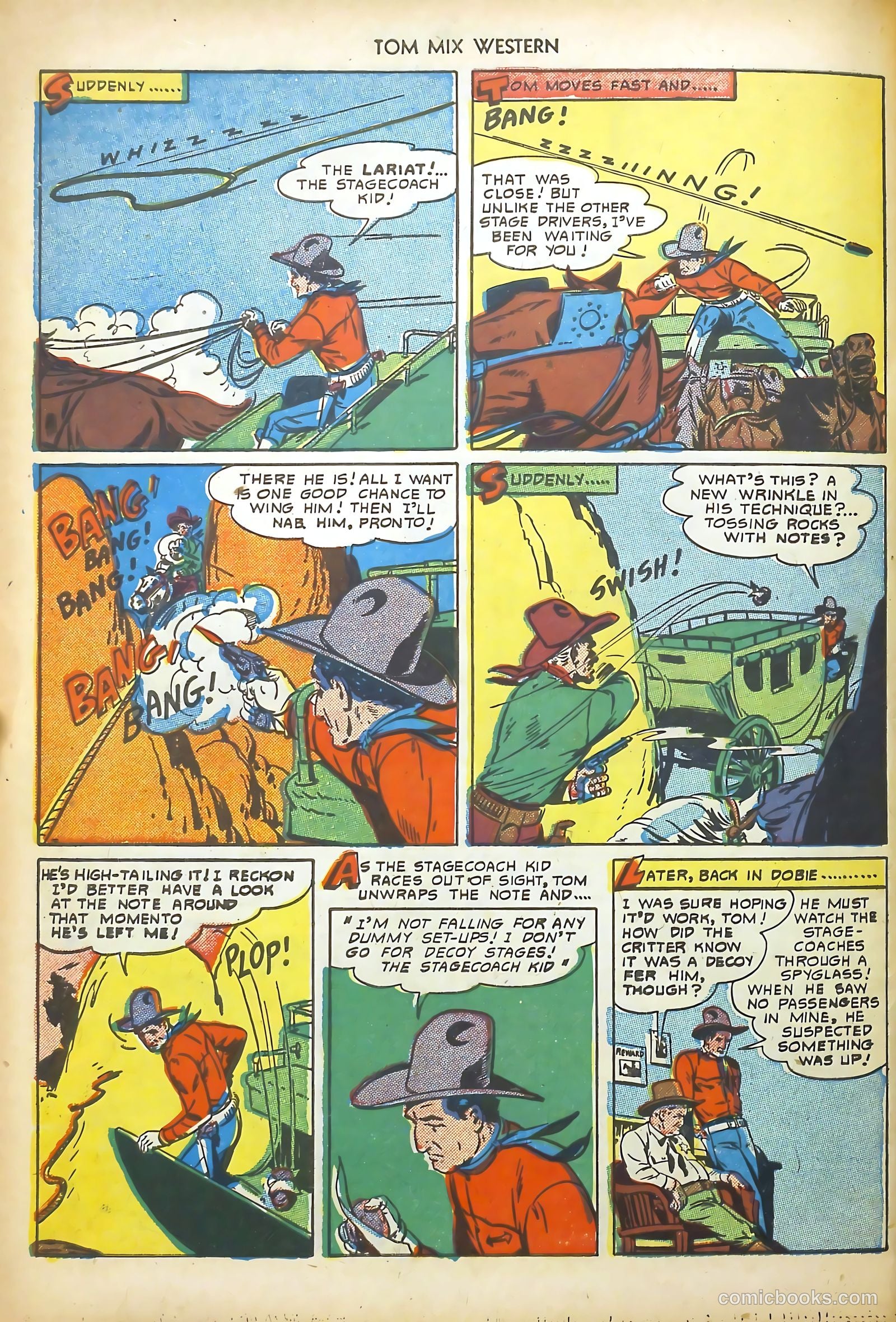 Tom Mix Western #35 — page 46 of 52