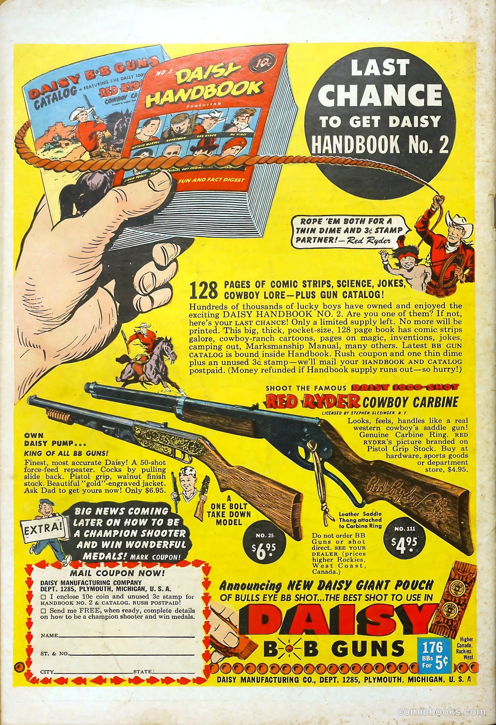 Tom Mix Western #35 — page 52 of 52
