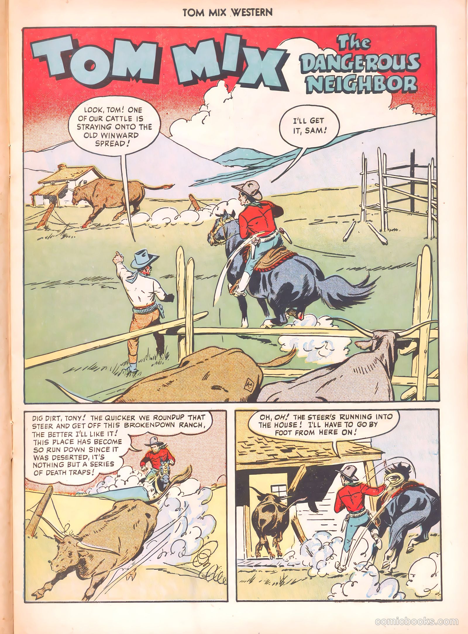 Tom Mix Western #36 — page 19 of 52