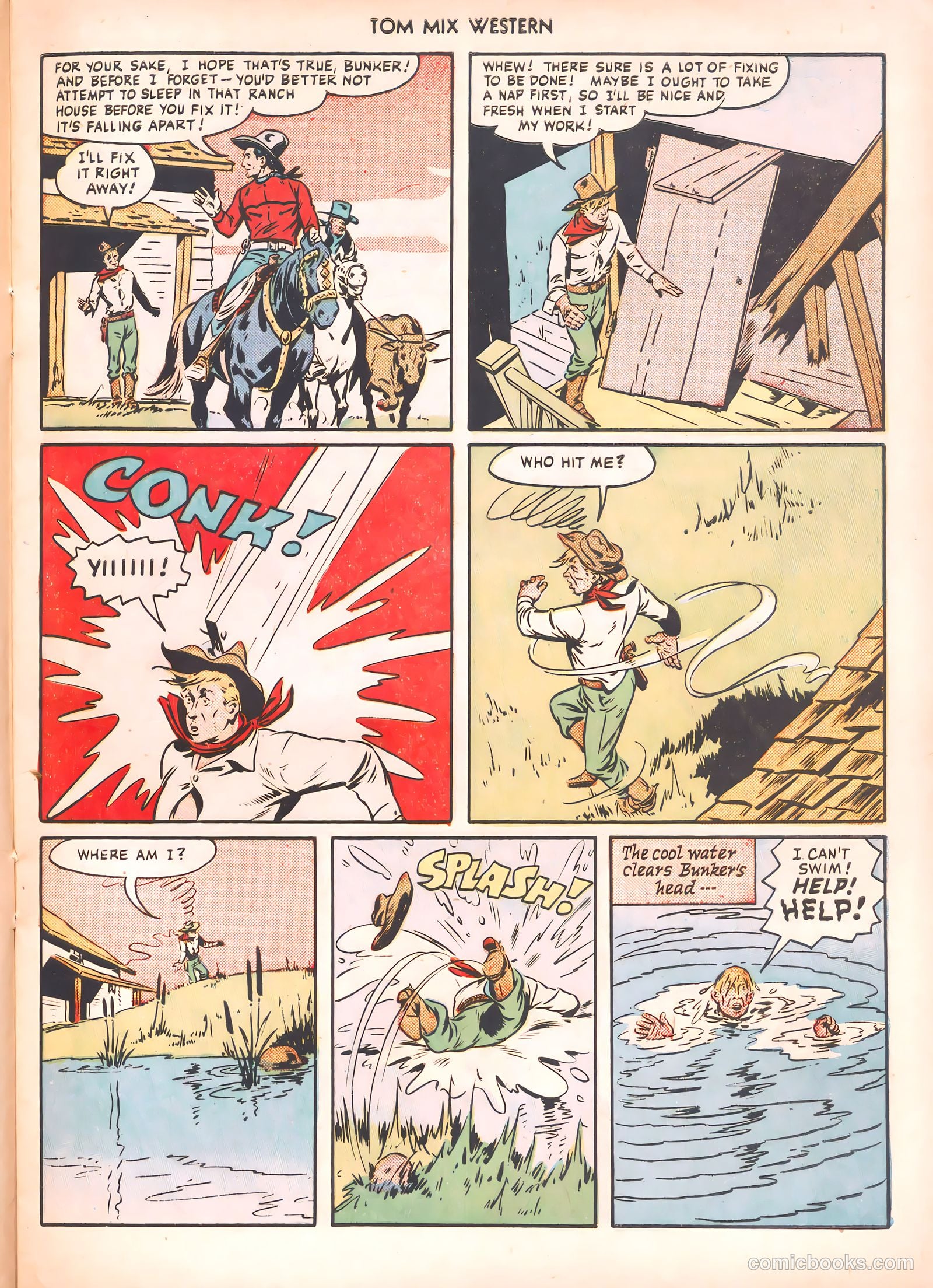 Tom Mix Western #36 — page 21 of 52