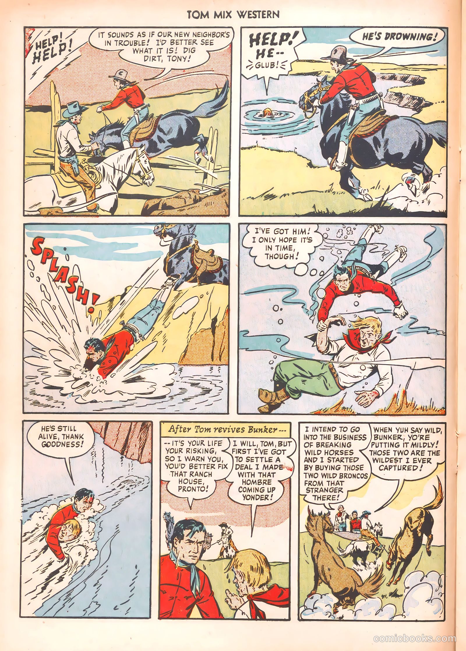 Tom Mix Western #36 — page 22 of 52