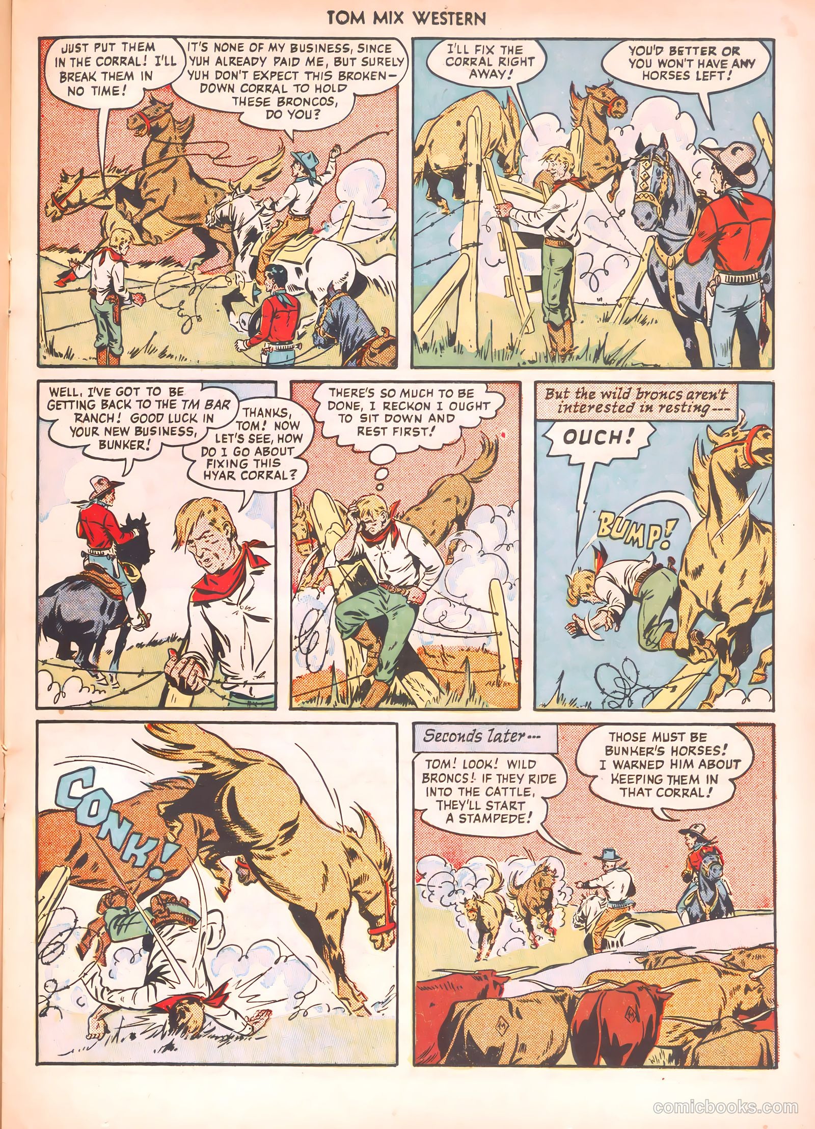 Tom Mix Western #36 — page 23 of 52
