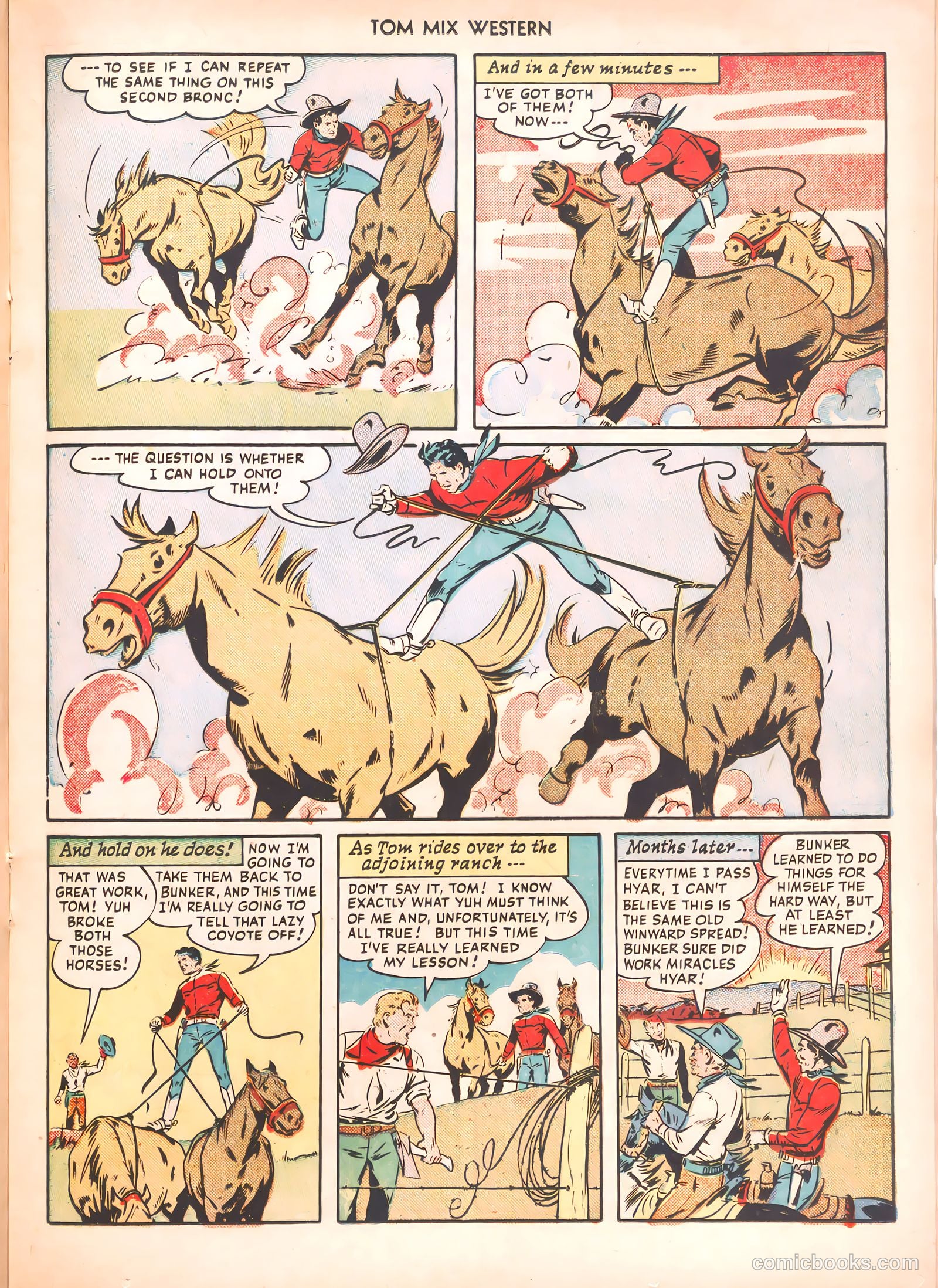Tom Mix Western #36 — page 25 of 52