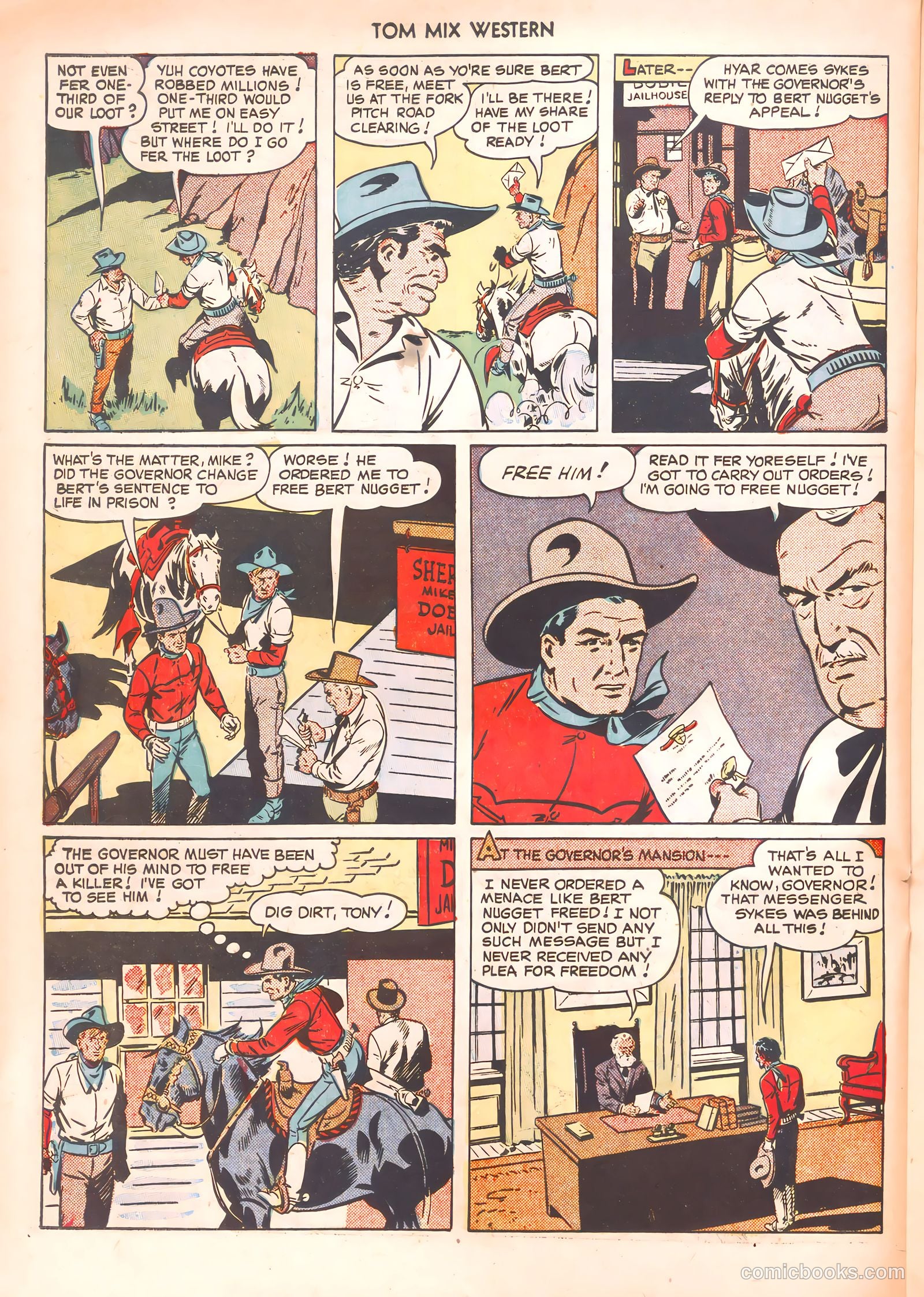 Tom Mix Western #36 — page 30 of 52