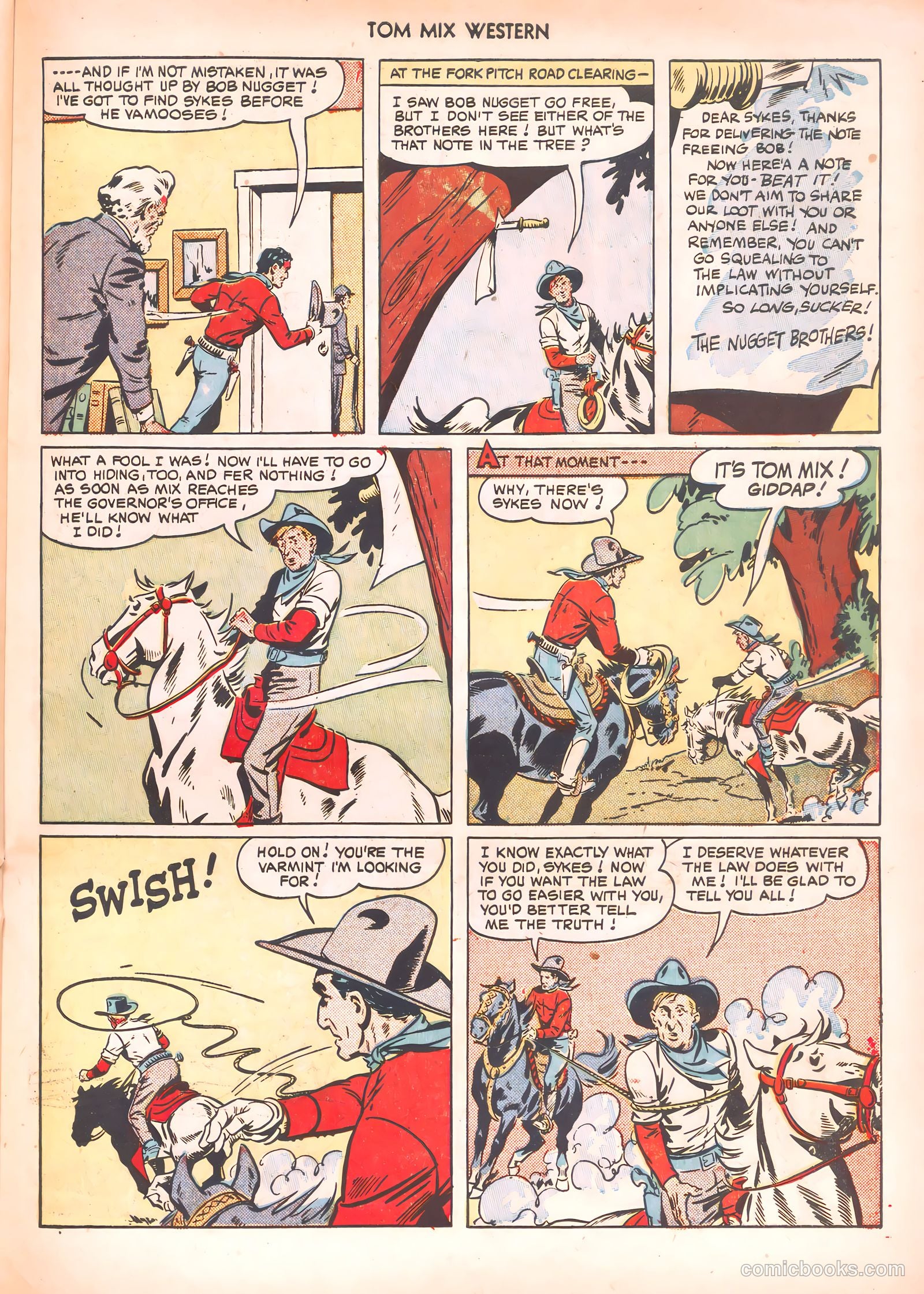 Tom Mix Western #36 — page 31 of 52