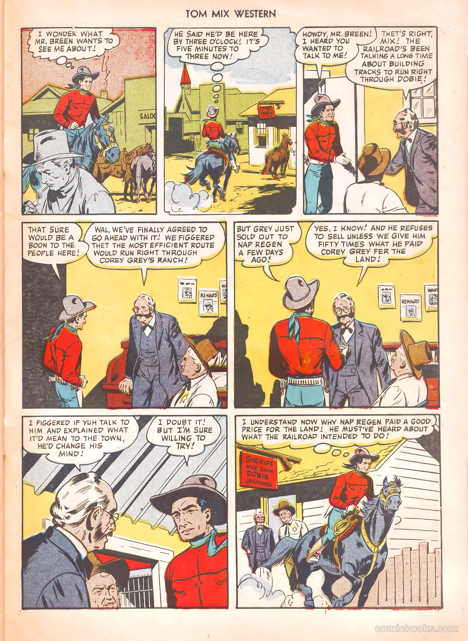 Tom Mix Western #36 — page 43 of 52