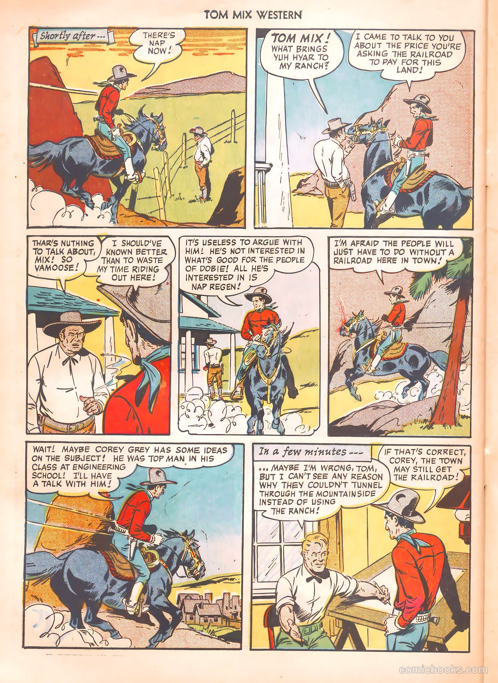 Tom Mix Western #36 — page 44 of 52