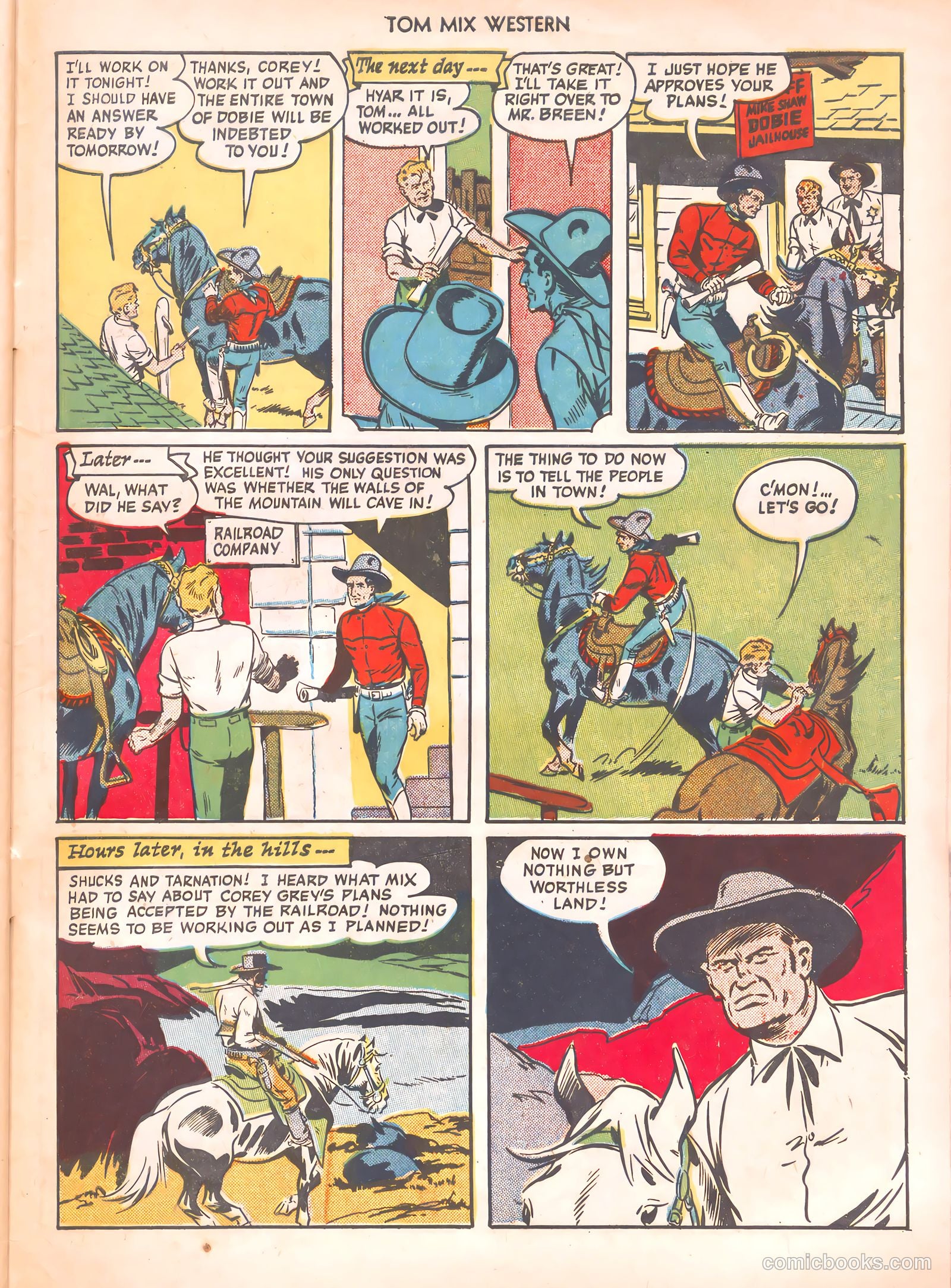 Tom Mix Western #36 — page 45 of 52