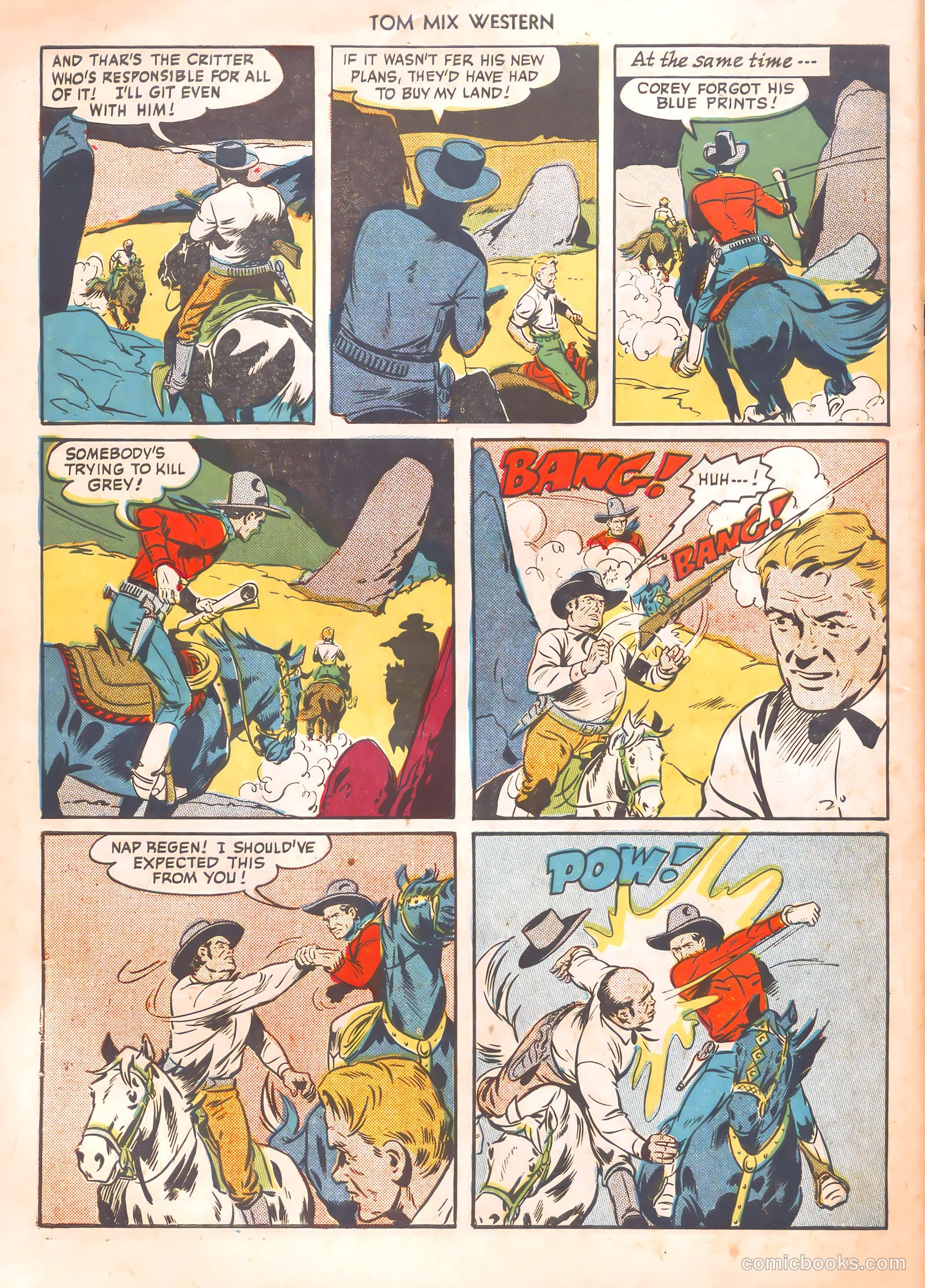 Tom Mix Western #36 — page 46 of 52