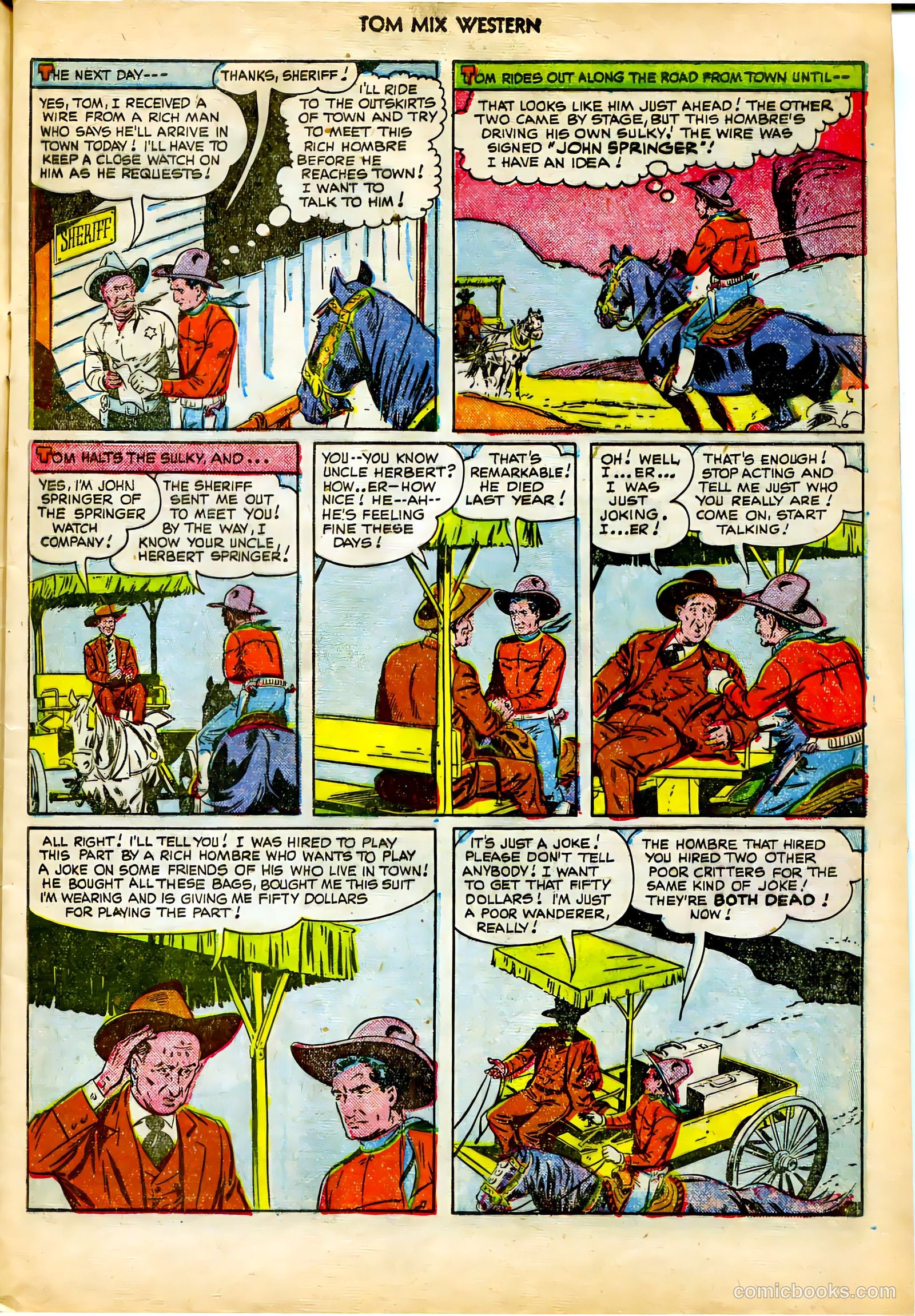 Tom Mix Western #37 — page 9 of 52