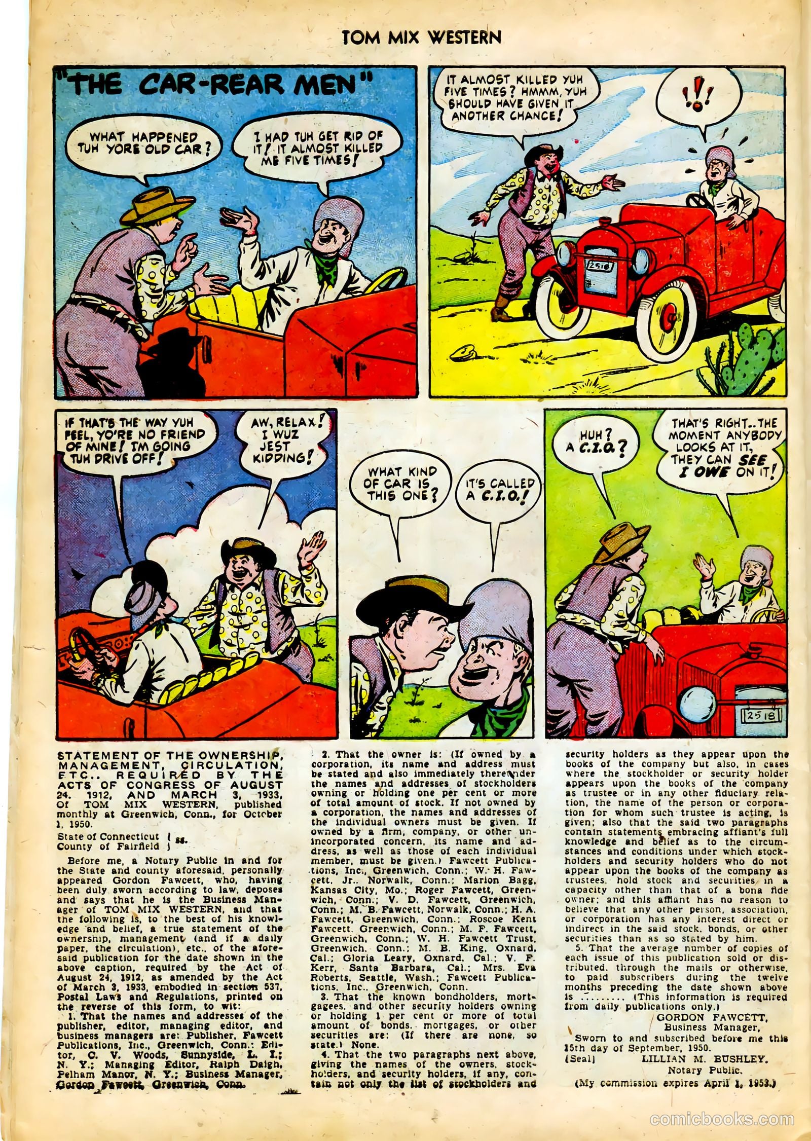 Tom Mix Western #37 — page 34 of 52