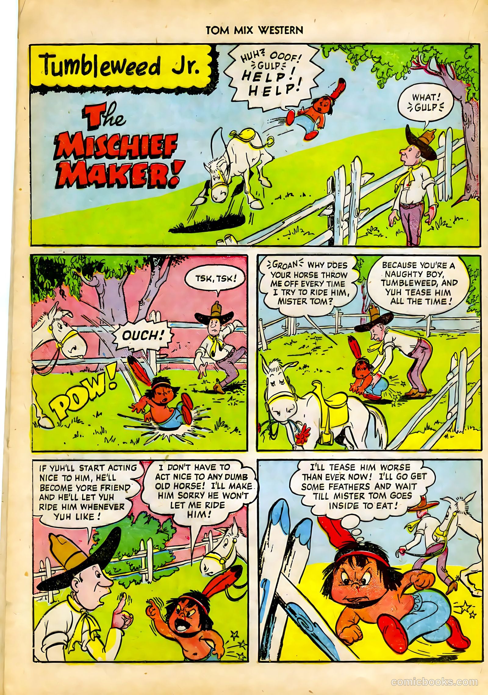 Tom Mix Western #37 — page 36 of 52
