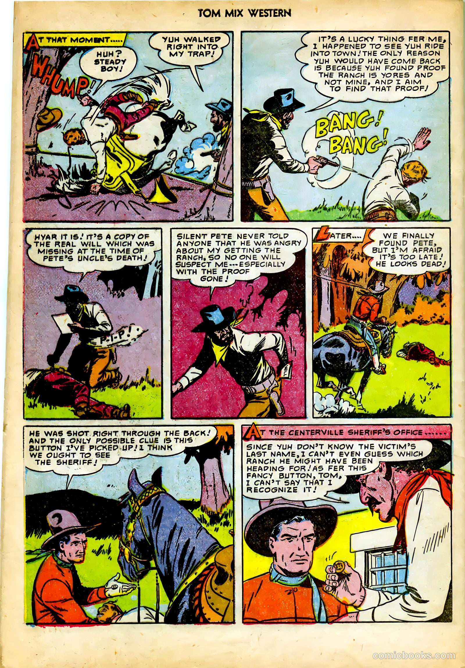 Tom Mix Western #37 — page 44 of 52