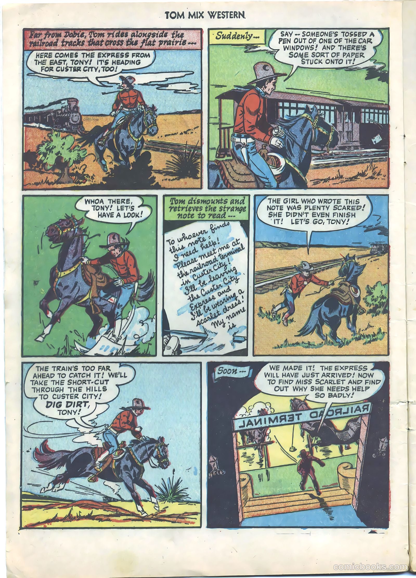 Tom Mix Western #38 — page 4 of 36