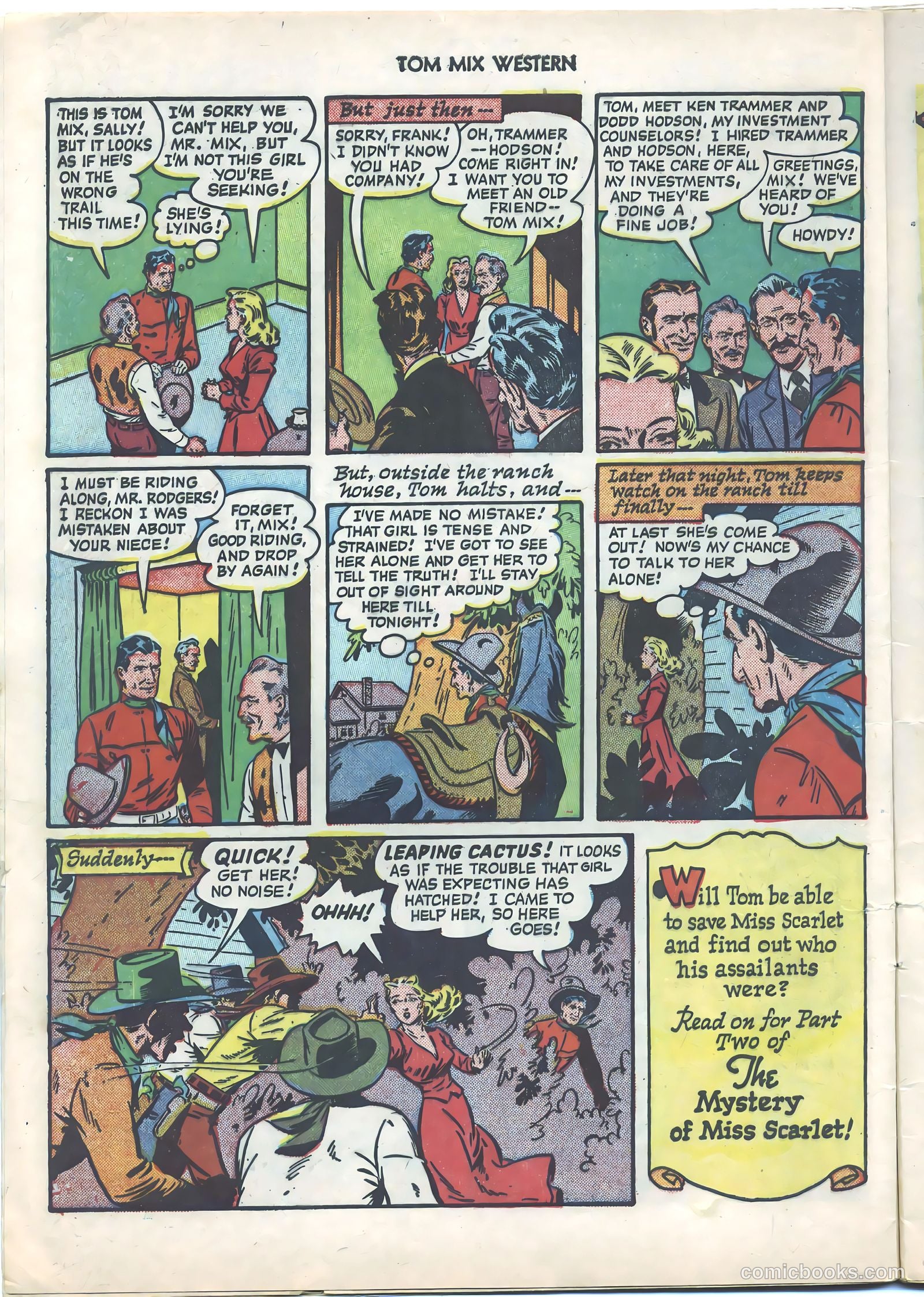 Tom Mix Western #38 — page 8 of 36