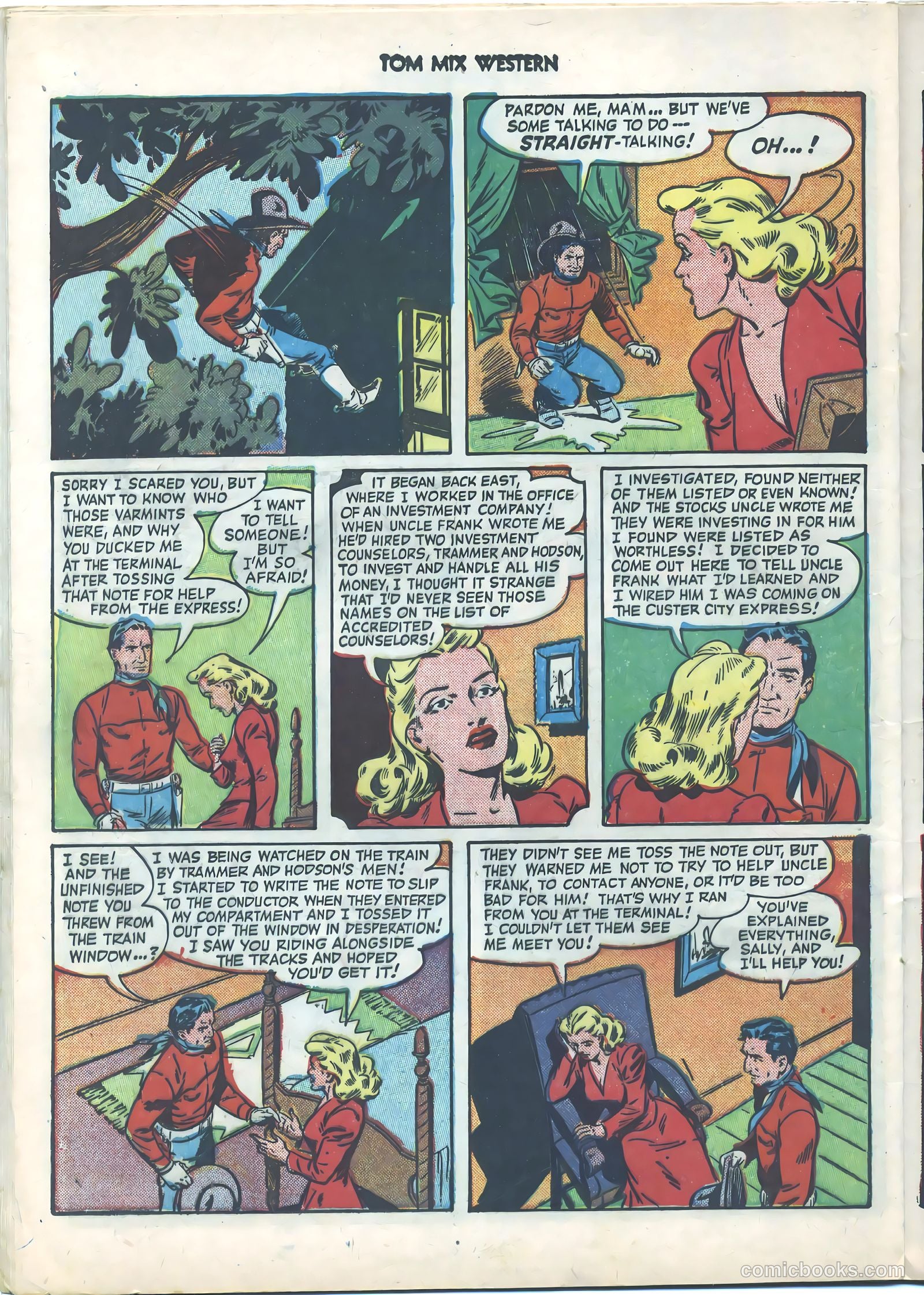 Tom Mix Western #38 — page 20 of 36