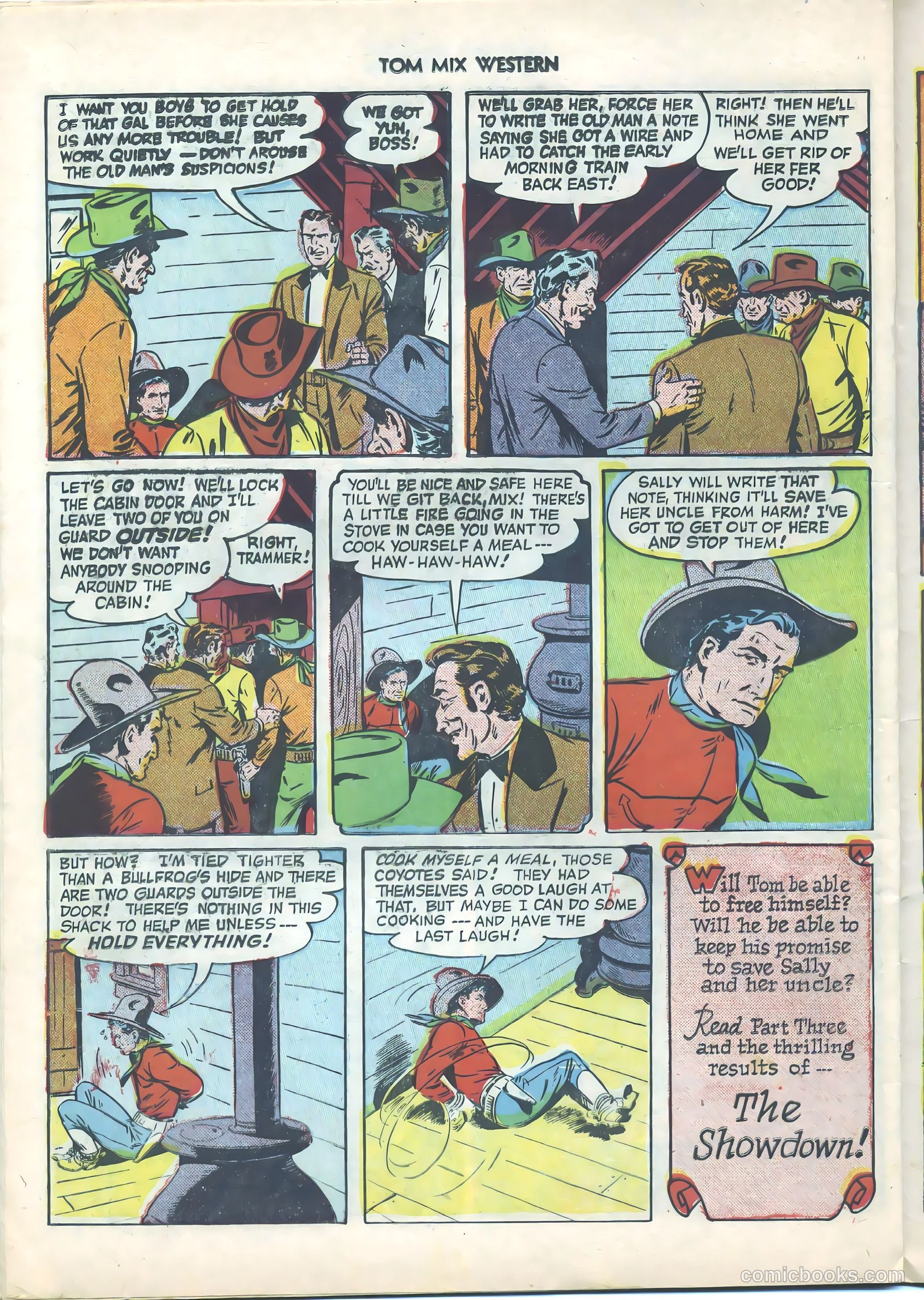 Tom Mix Western #38 — page 22 of 36
