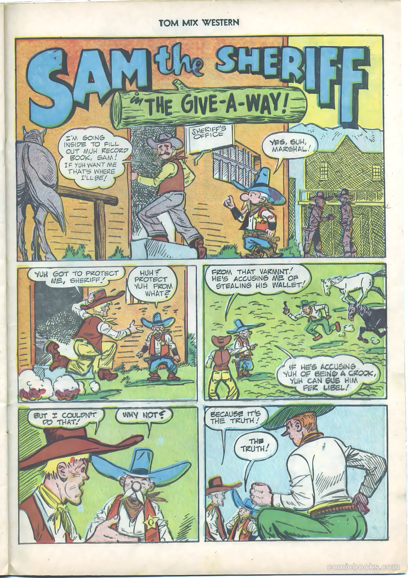 Tom Mix Western #38 — page 23 of 36