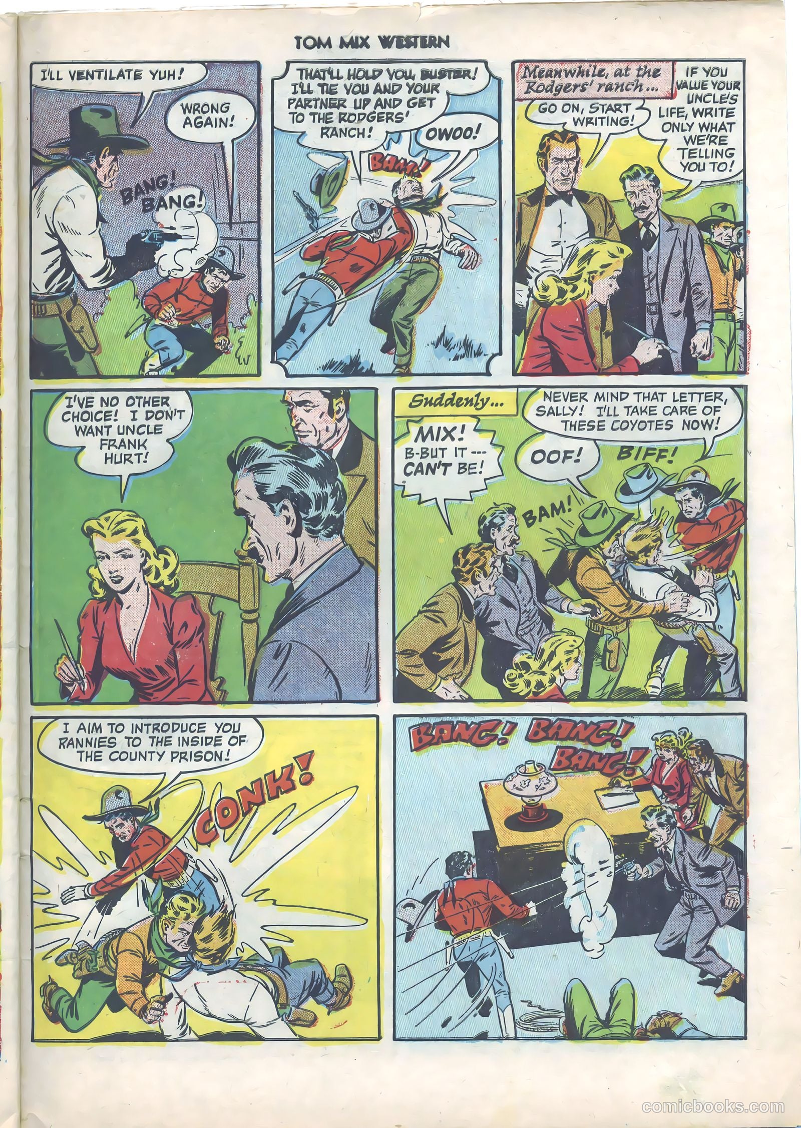Tom Mix Western #38 — page 31 of 36