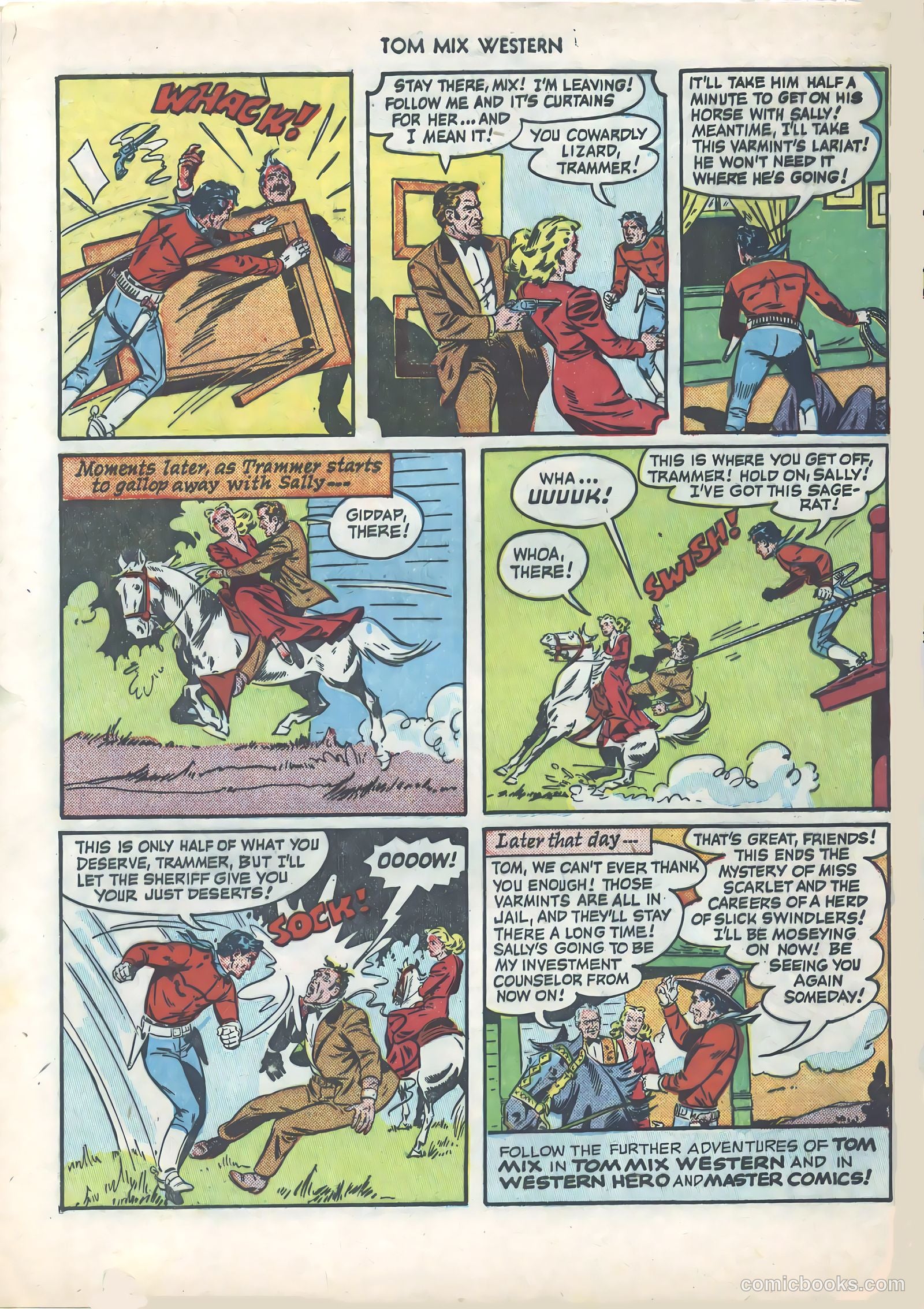 Tom Mix Western #38 — page 32 of 36