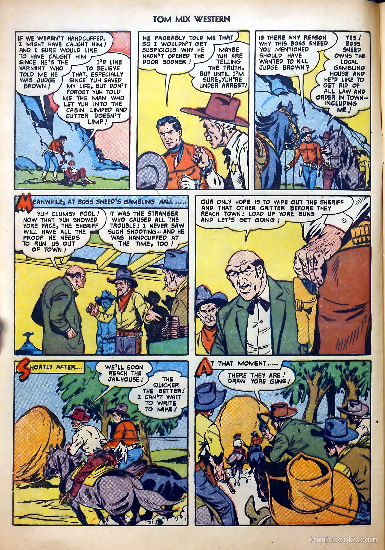 Tom Mix Western #39 — page 9 of 53