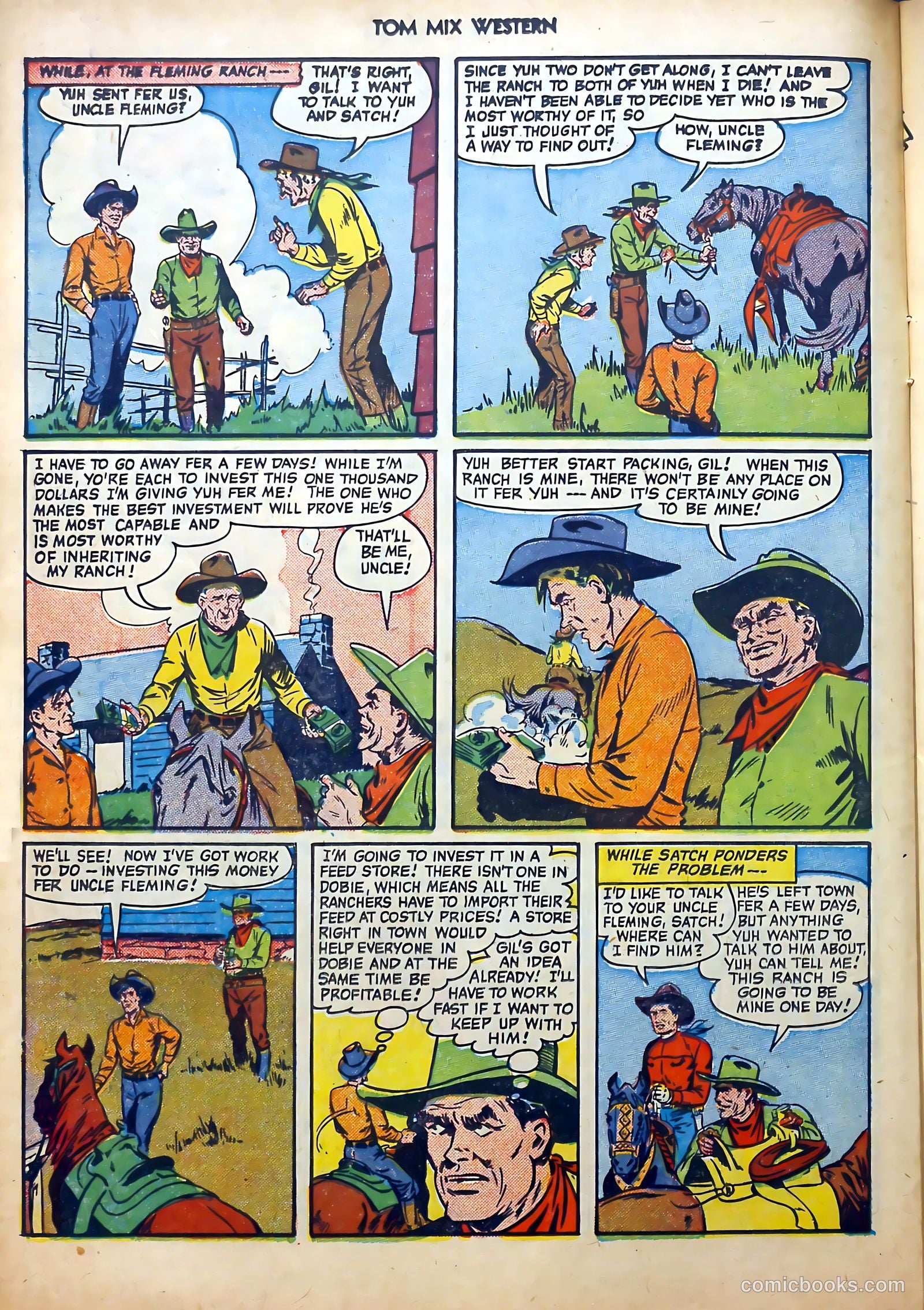 Tom Mix Western #39 — page 19 of 53
