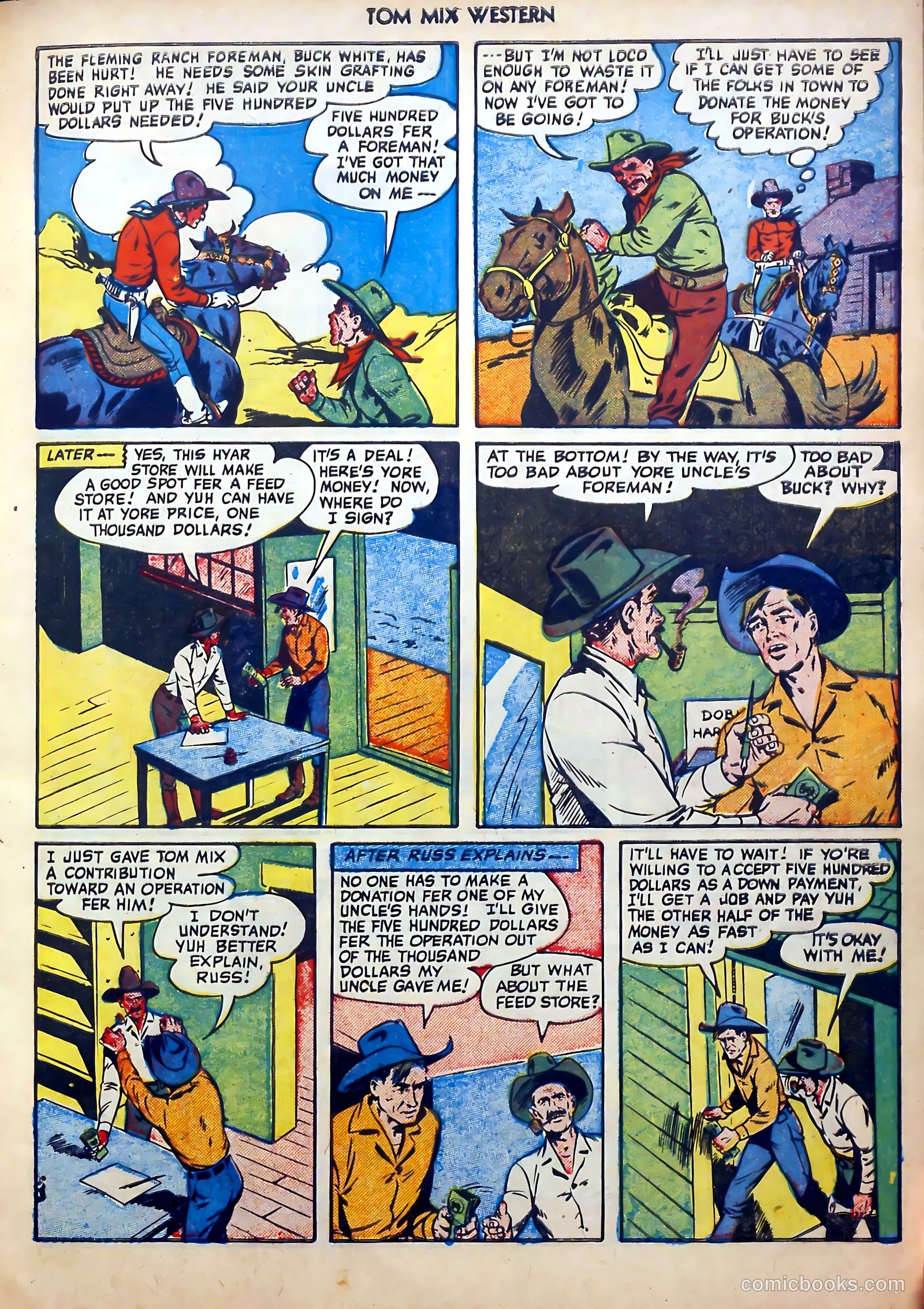 Tom Mix Western #39 — page 20 of 53