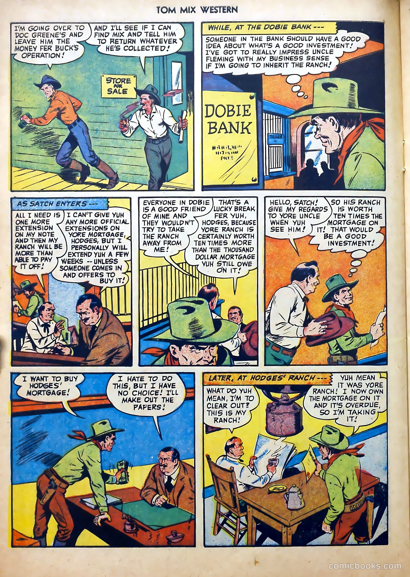 Tom Mix Western #39 — page 21 of 53