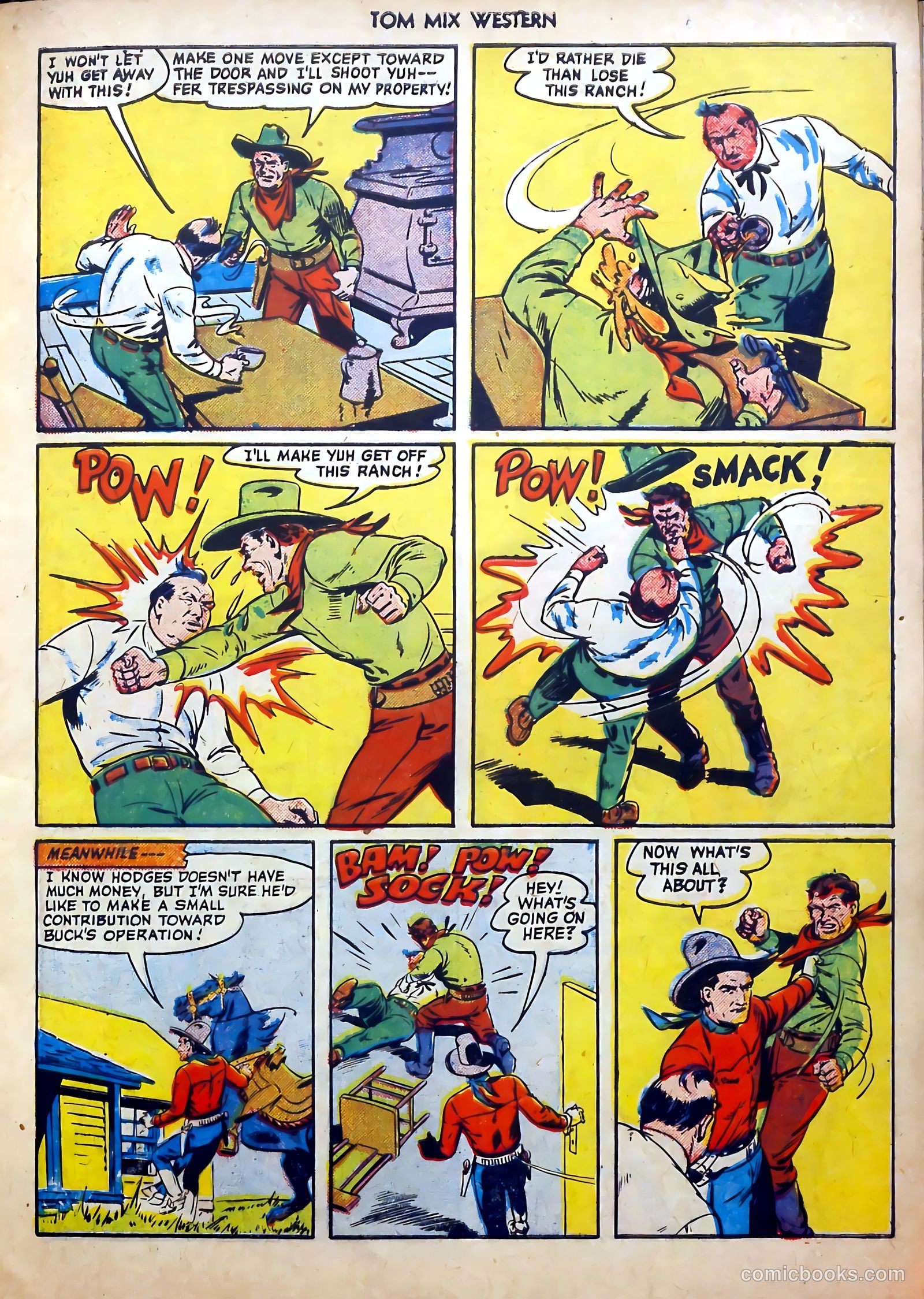 Tom Mix Western #39 — page 22 of 53