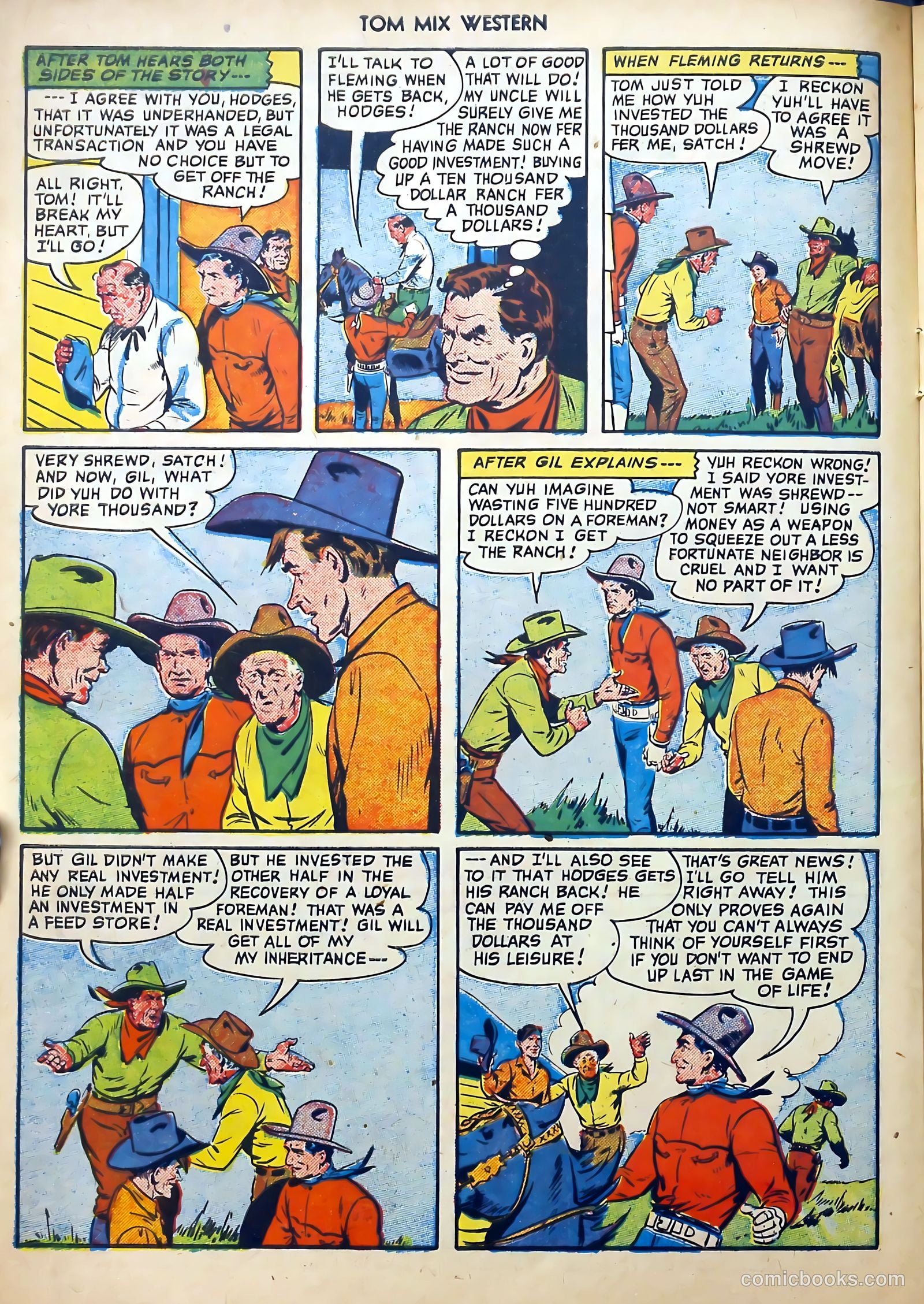 Tom Mix Western #39 — page 23 of 53