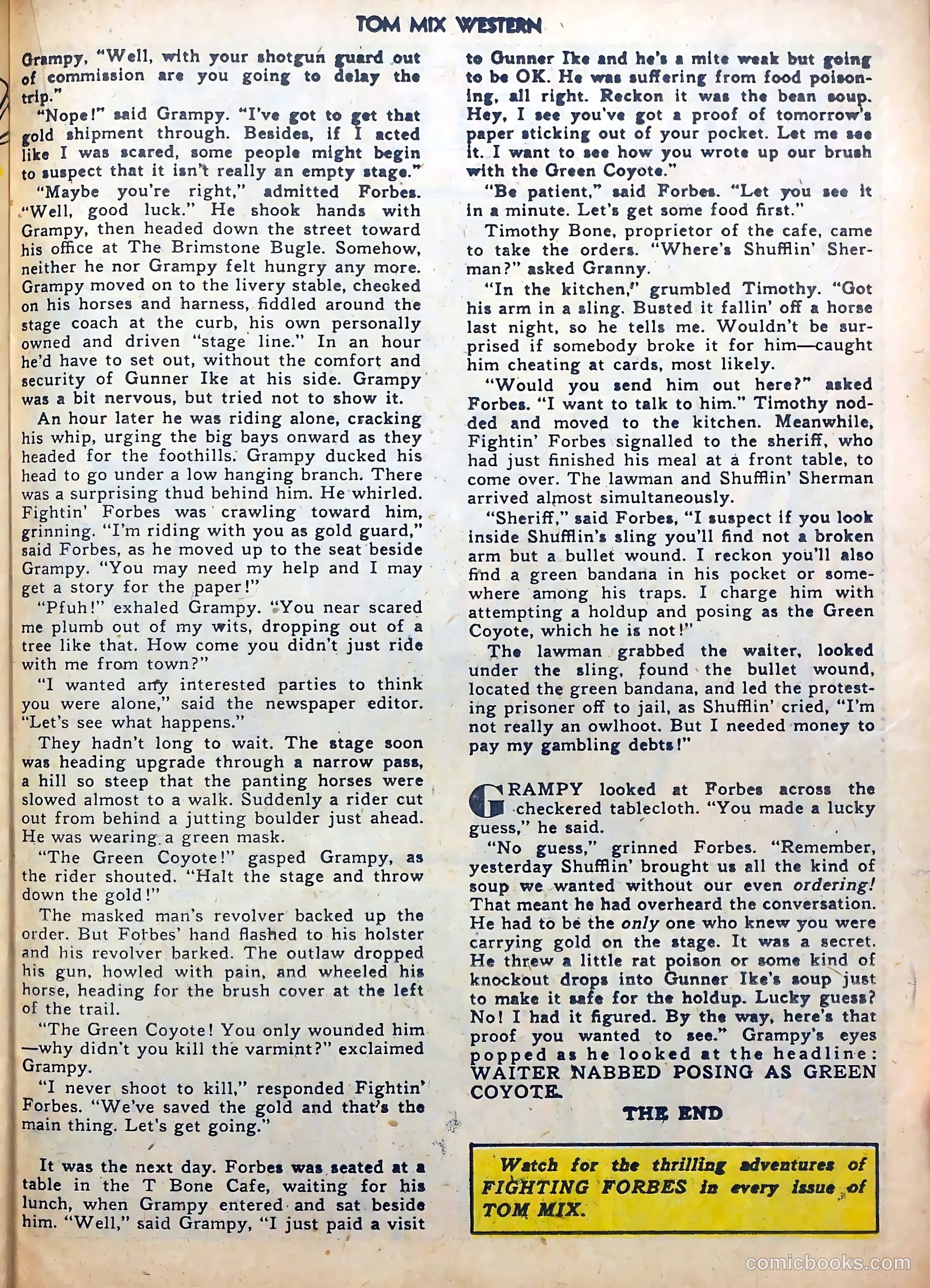 Tom Mix Western #39 — page 36 of 53