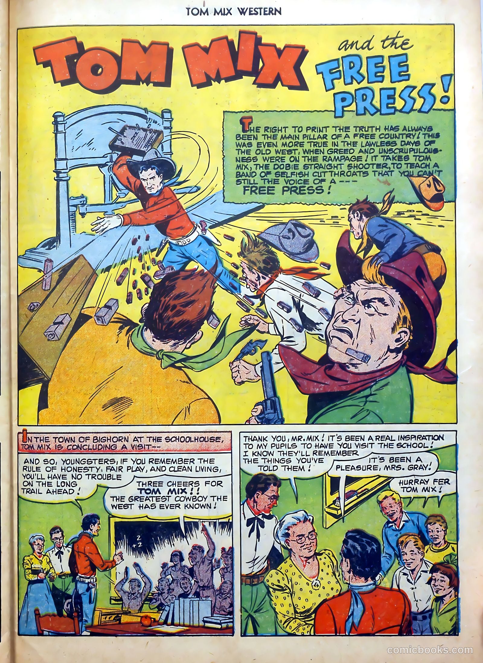 Tom Mix Western #39 — page 44 of 53