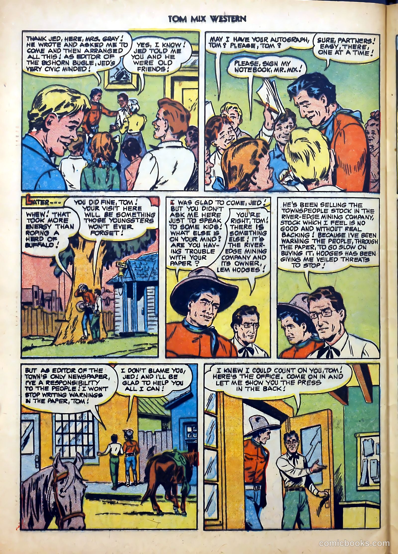 Tom Mix Western #39 — page 45 of 53
