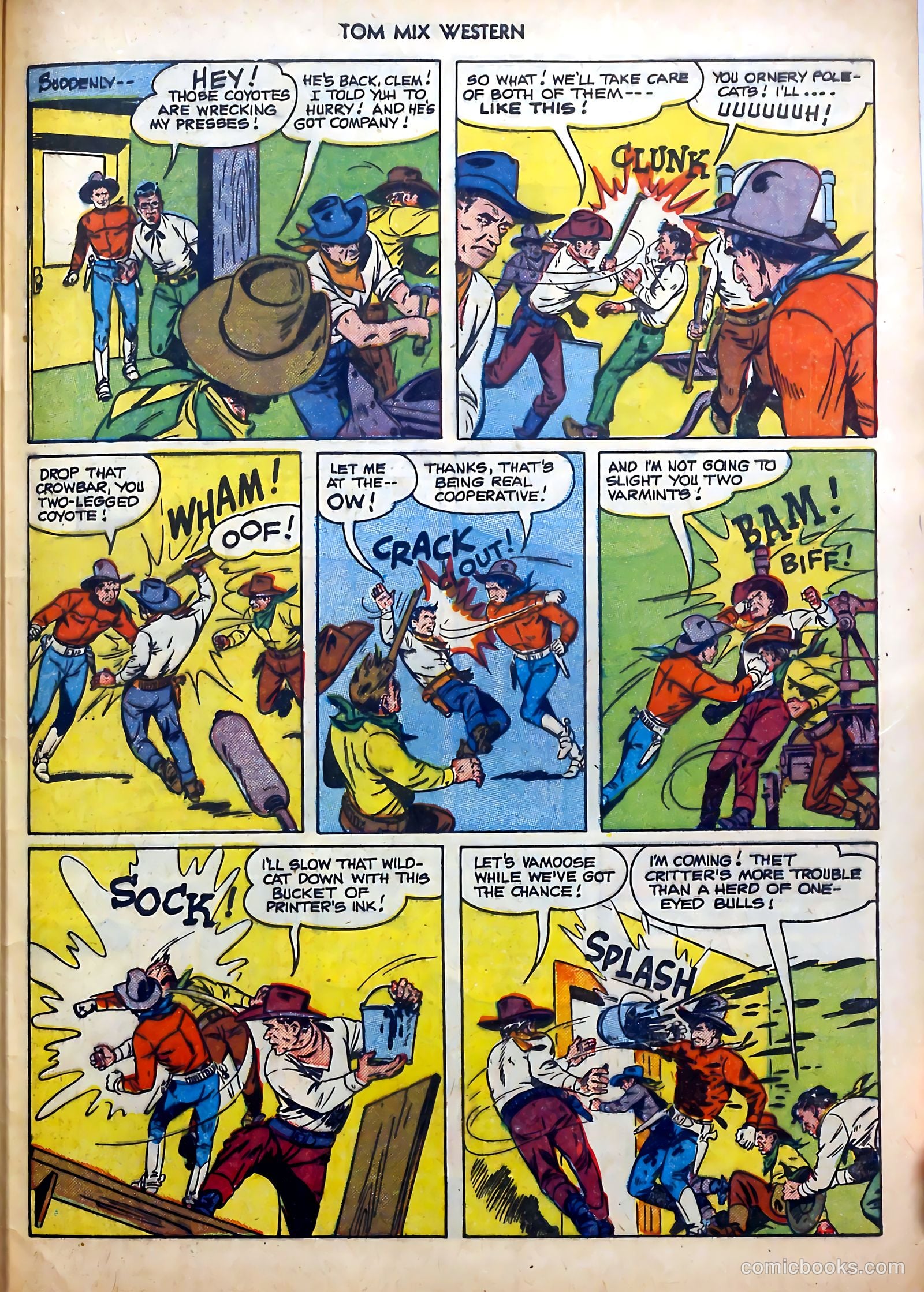 Tom Mix Western #39 — page 46 of 53