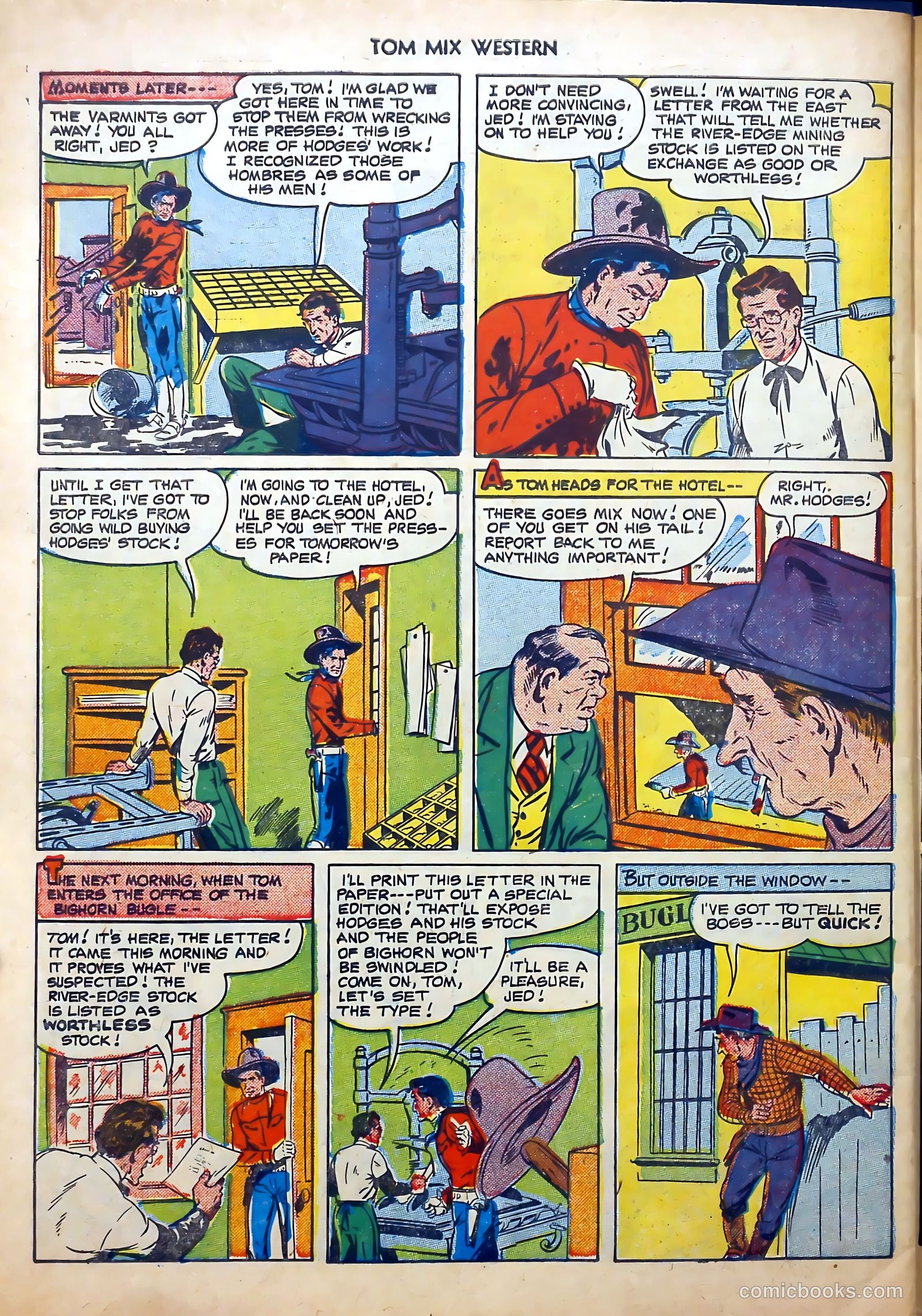 Tom Mix Western #39 — page 47 of 53