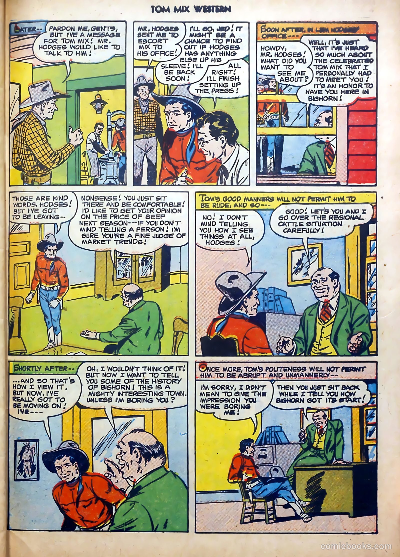 Tom Mix Western #39 — page 48 of 53