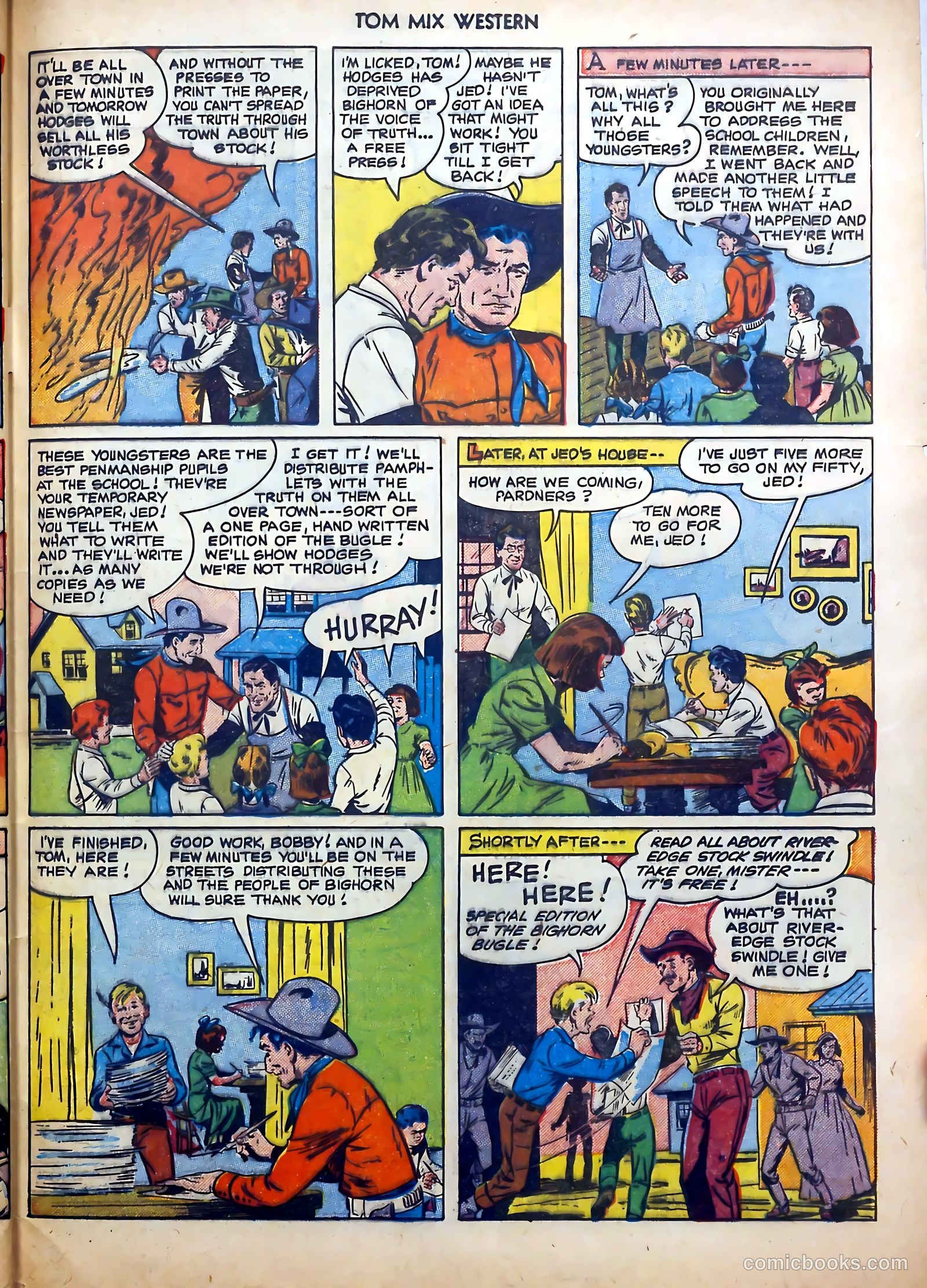 Tom Mix Western #39 — page 50 of 53