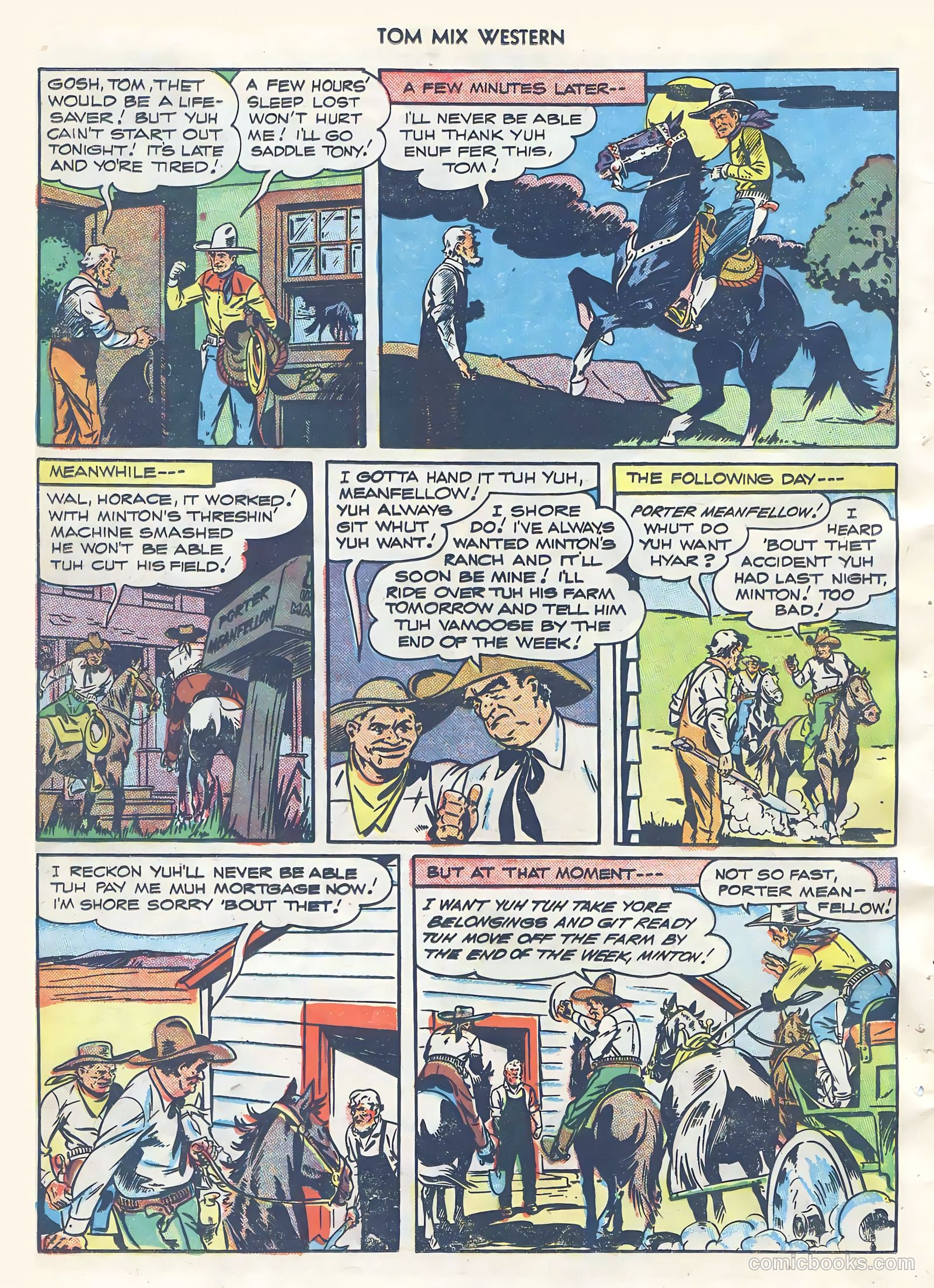 Tom Mix Western #4 — page 18 of 52